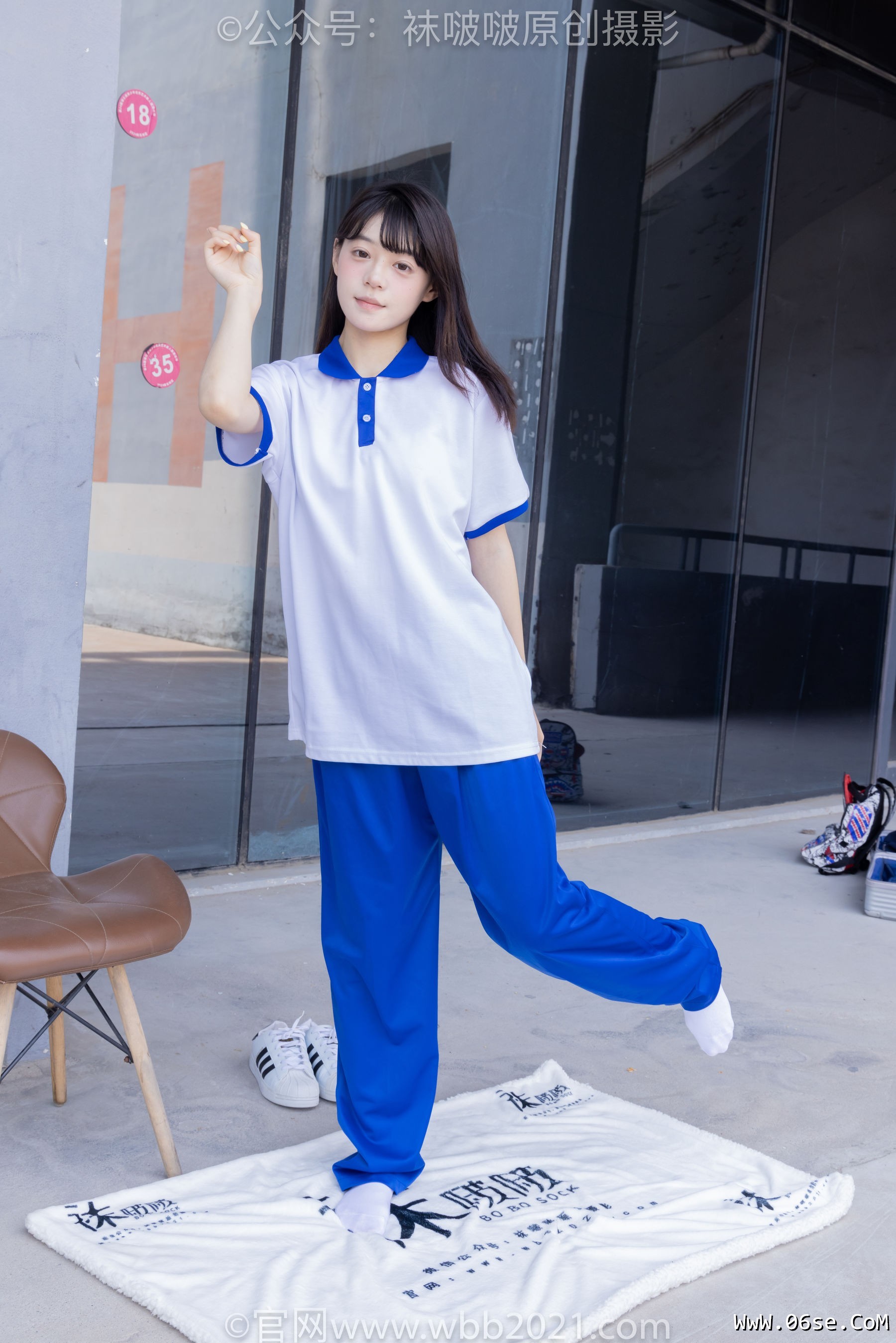图片[145]-BoBoSocks袜啵啵 No.393 糯米 -板鞋、白棉袜、裸足、校服[150P]-六色网