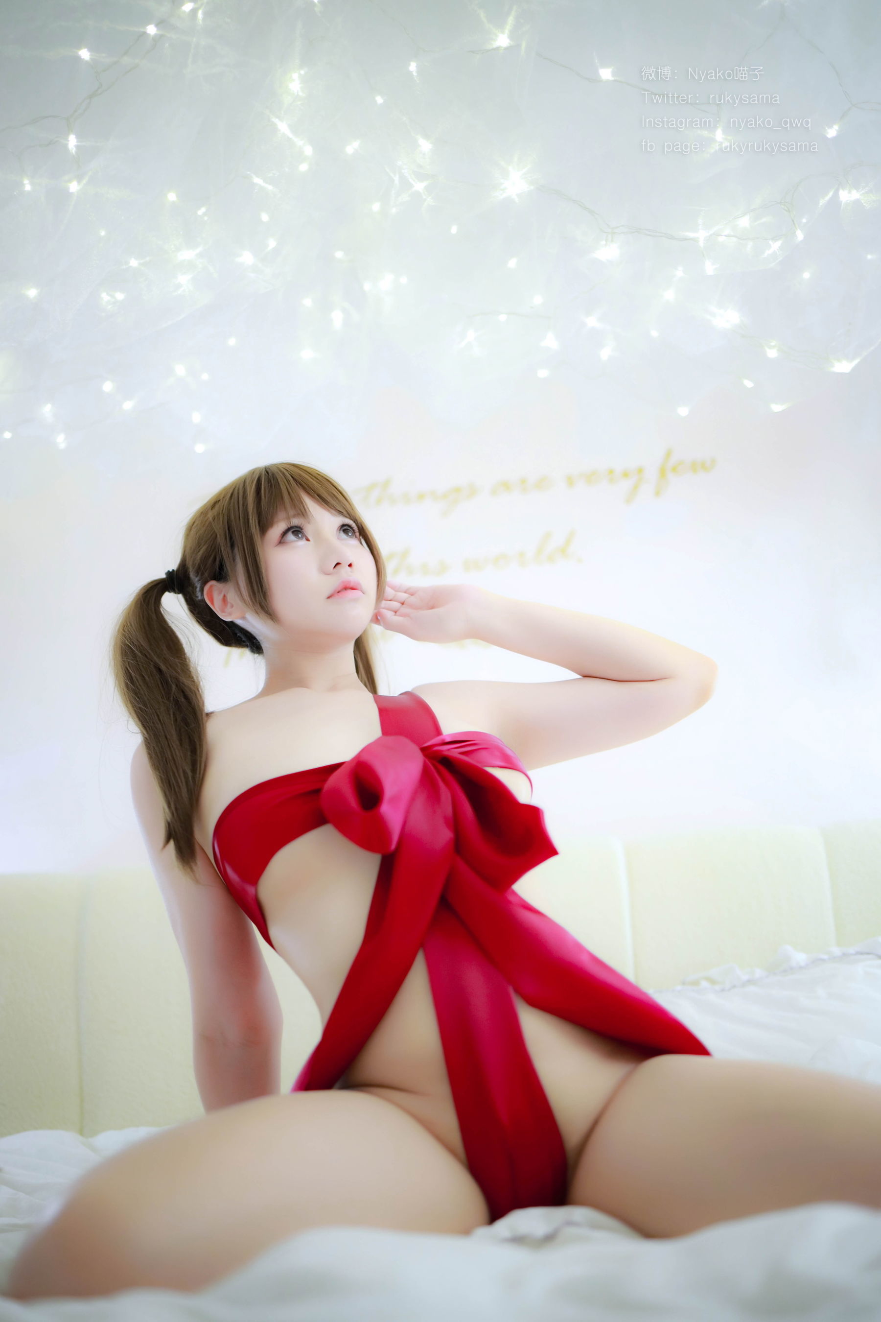 图片[29]-萌妹子Nyako喵子 红丝带少女[73P]-六色网