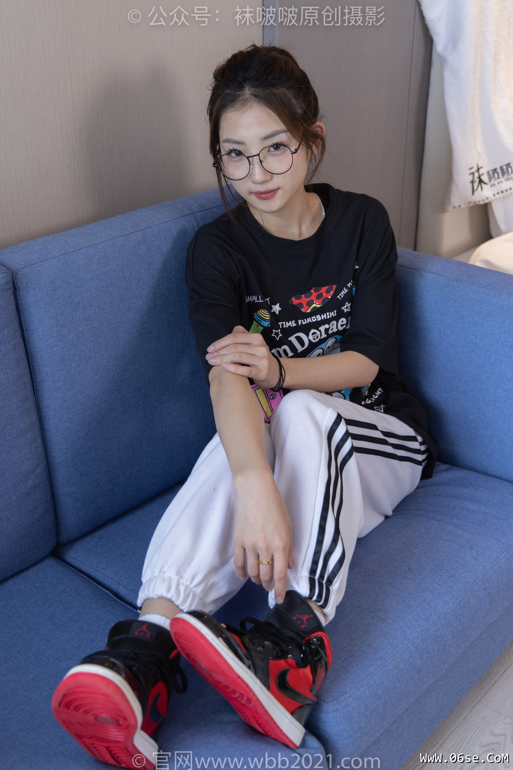 图片[70]-BoBoSocks袜啵啵 No.382 小沫 -板鞋、白棉袜[143P]-六色网