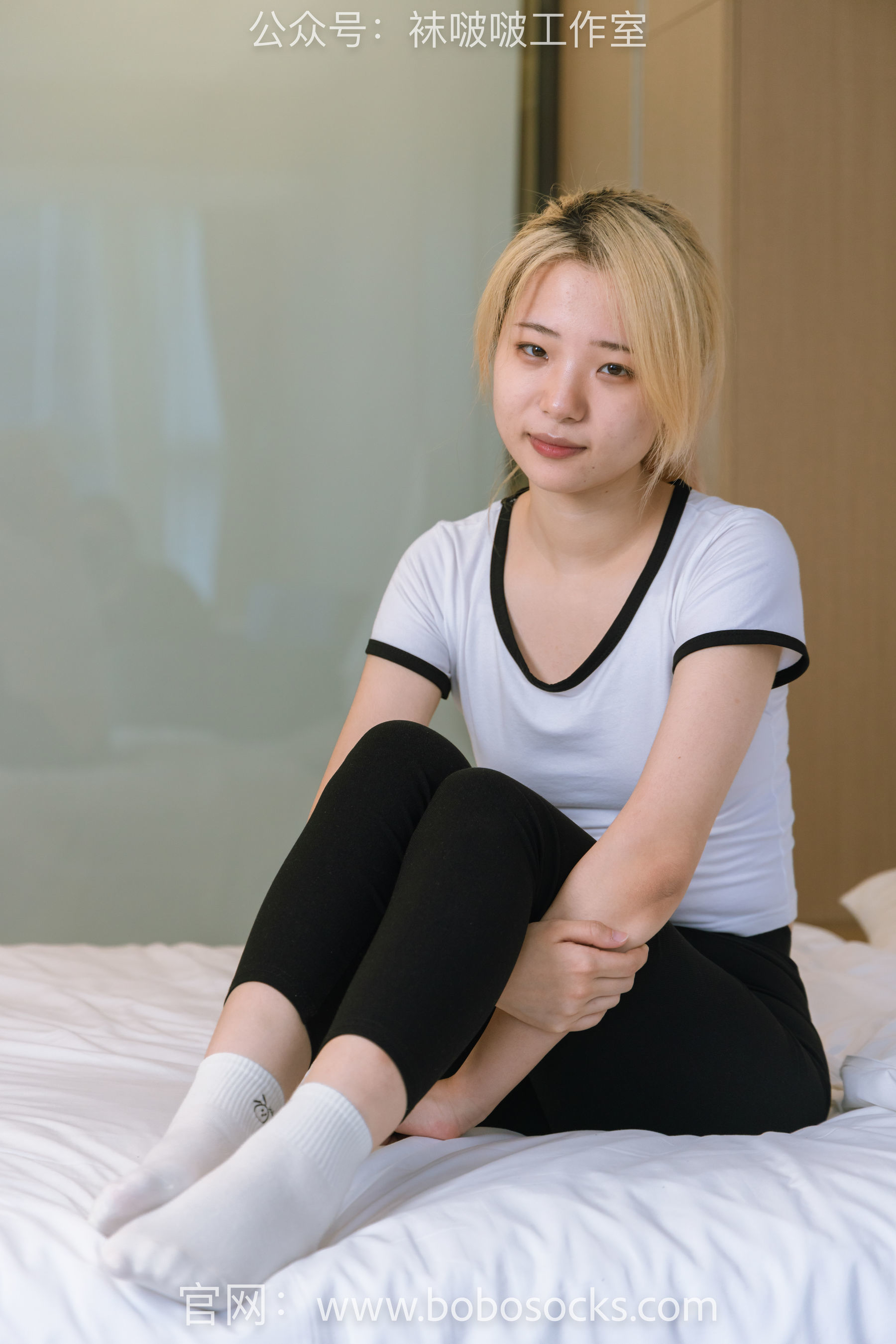 图片[132]-BoBoSocks袜啵啵 No.122 小淳-高跟长靴、白棉袜、裸足[149P]-六色网