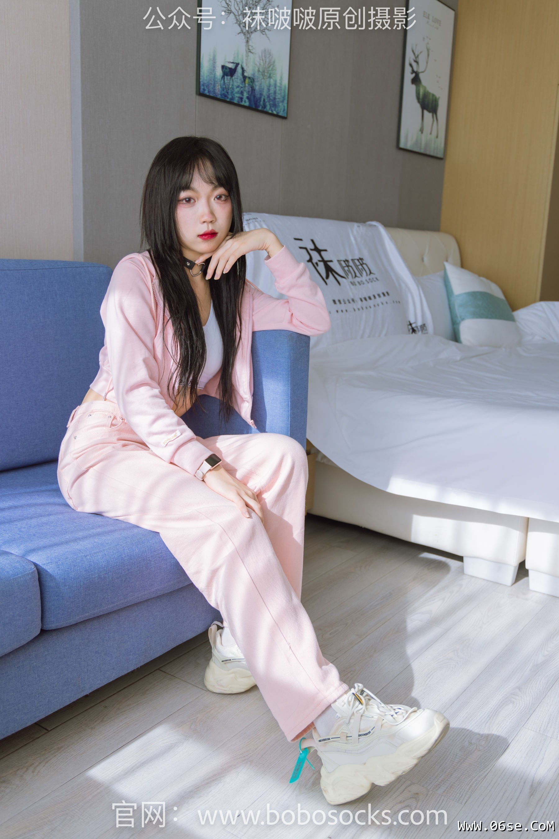 图片[56]-BoBoSocks袜啵啵 No.141 周周-运动鞋、白棉袜、裸足[140P]-六色网