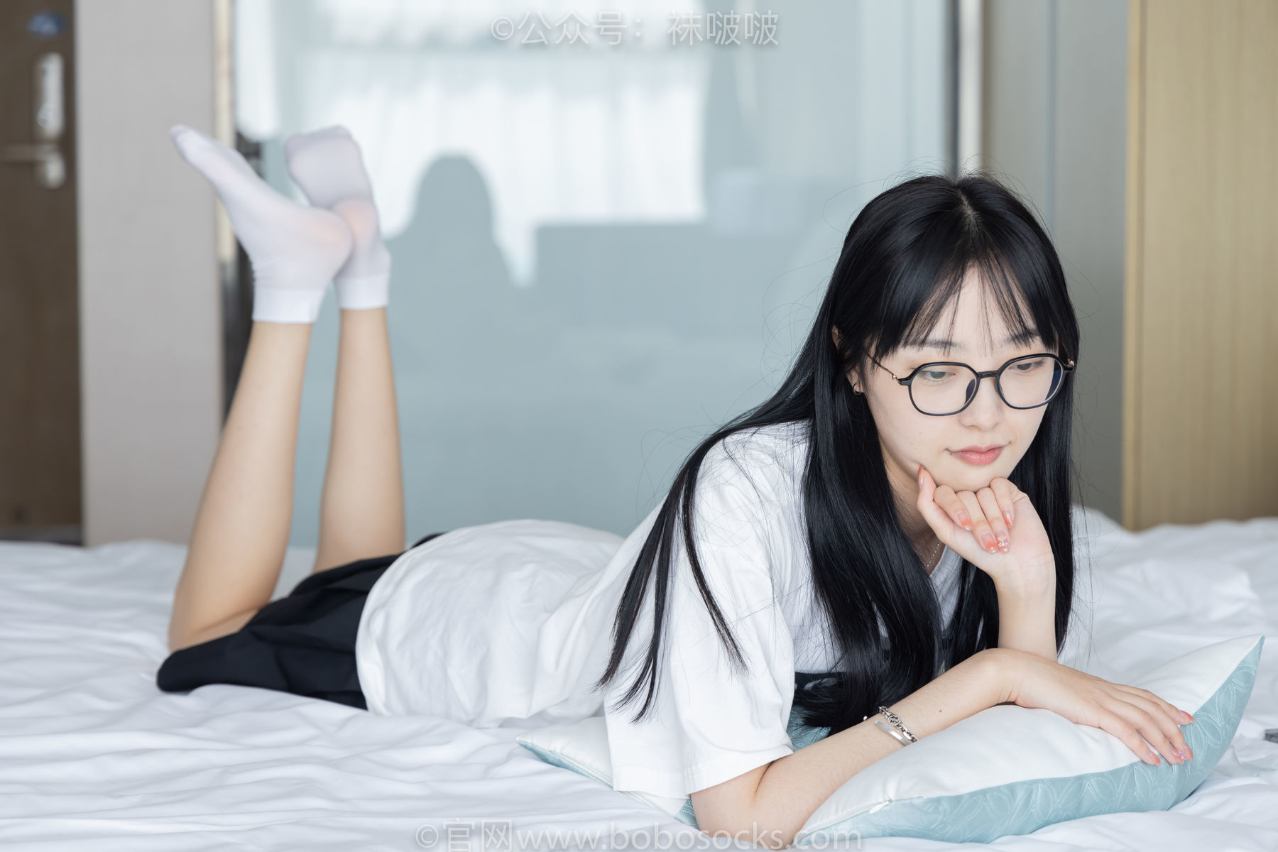 图片[118]-BoBoSocks袜啵啵 No.033 稚予-贝壳头、天鹅绒黑袜、天鹅绒白袜[154P]-六色网