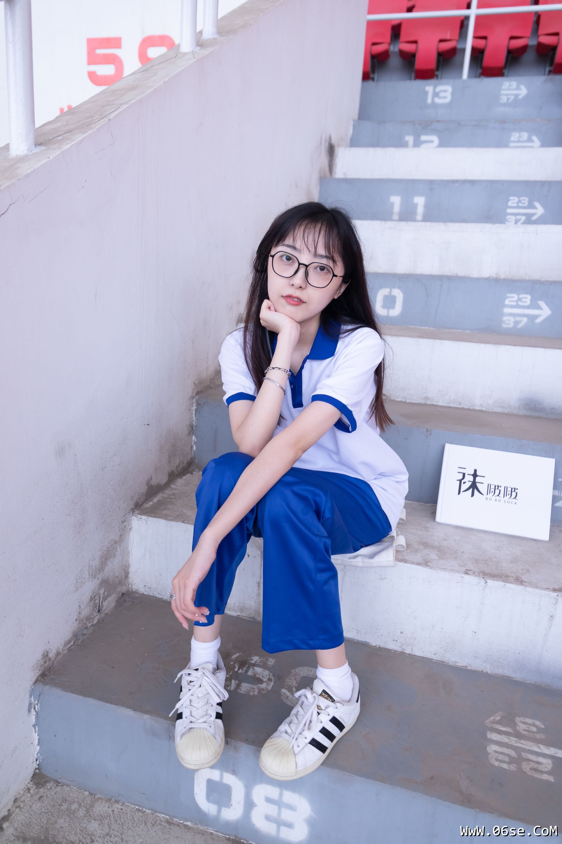 图片[15]-BoBoSocks袜啵啵 No.002 稚予-校服、贝壳头、白棉袜、裸足[139P]-六色网