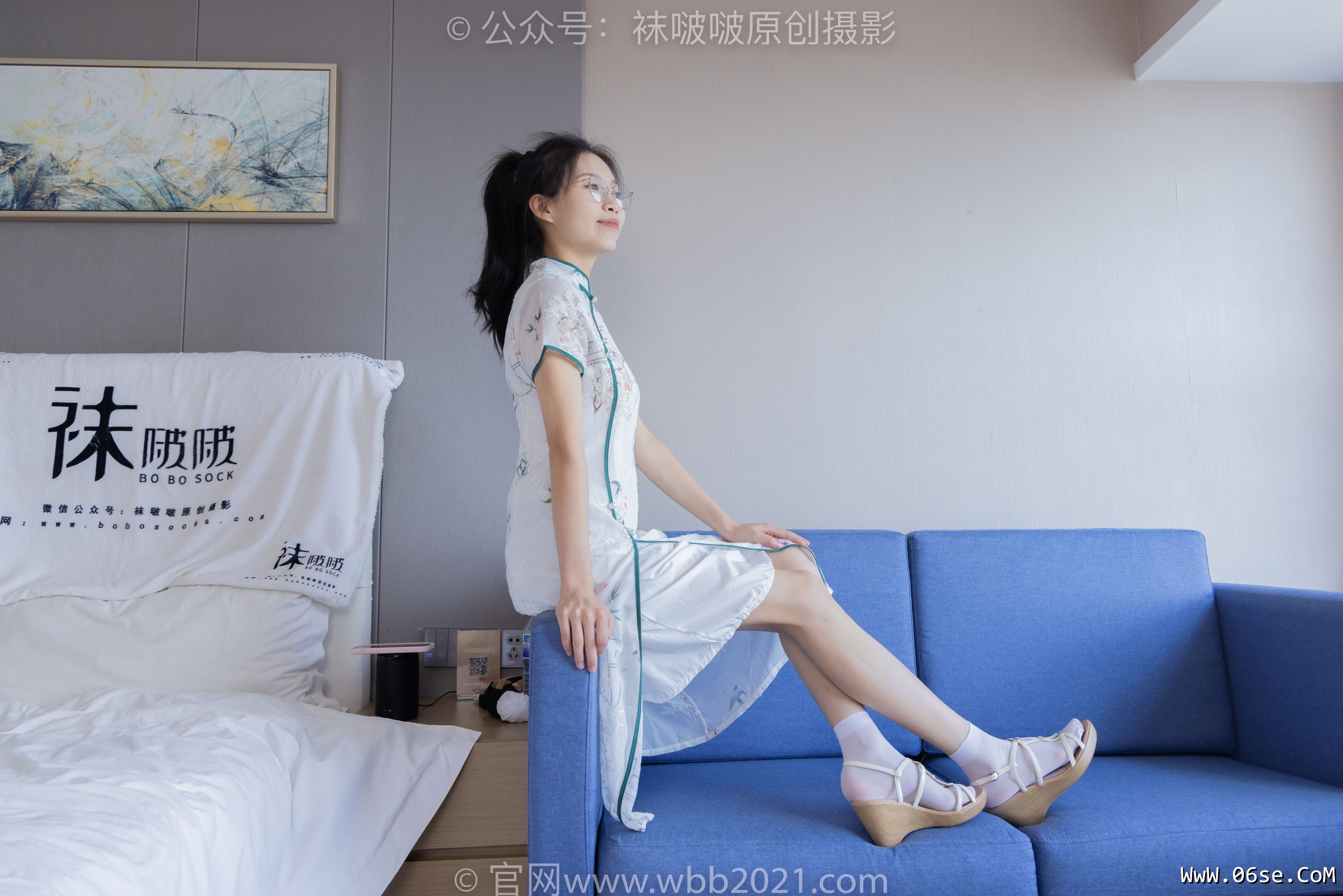 图片[112]-BoBoSocks袜啵啵 No.371 芝士 -平底鞋、高跟凉鞋、厚白丝小腿袜、短白丝[140P]-六色网