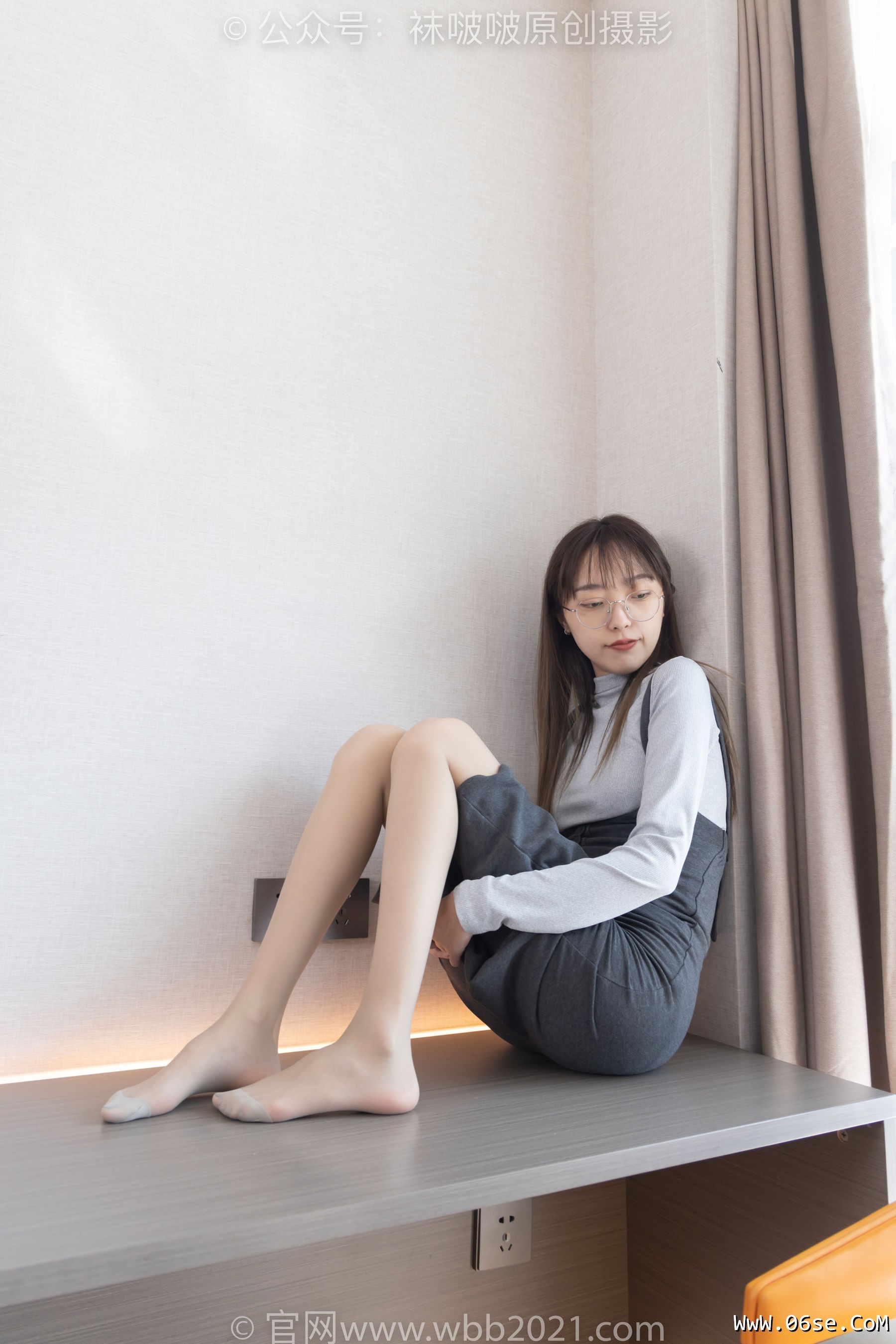 图片[114]-BoBoSocks袜啵啵 No.309 稚予 -两双高跟鞋、灰丝、白丝、裸足、踩奶油蛋糕剧情[180P]-六色网