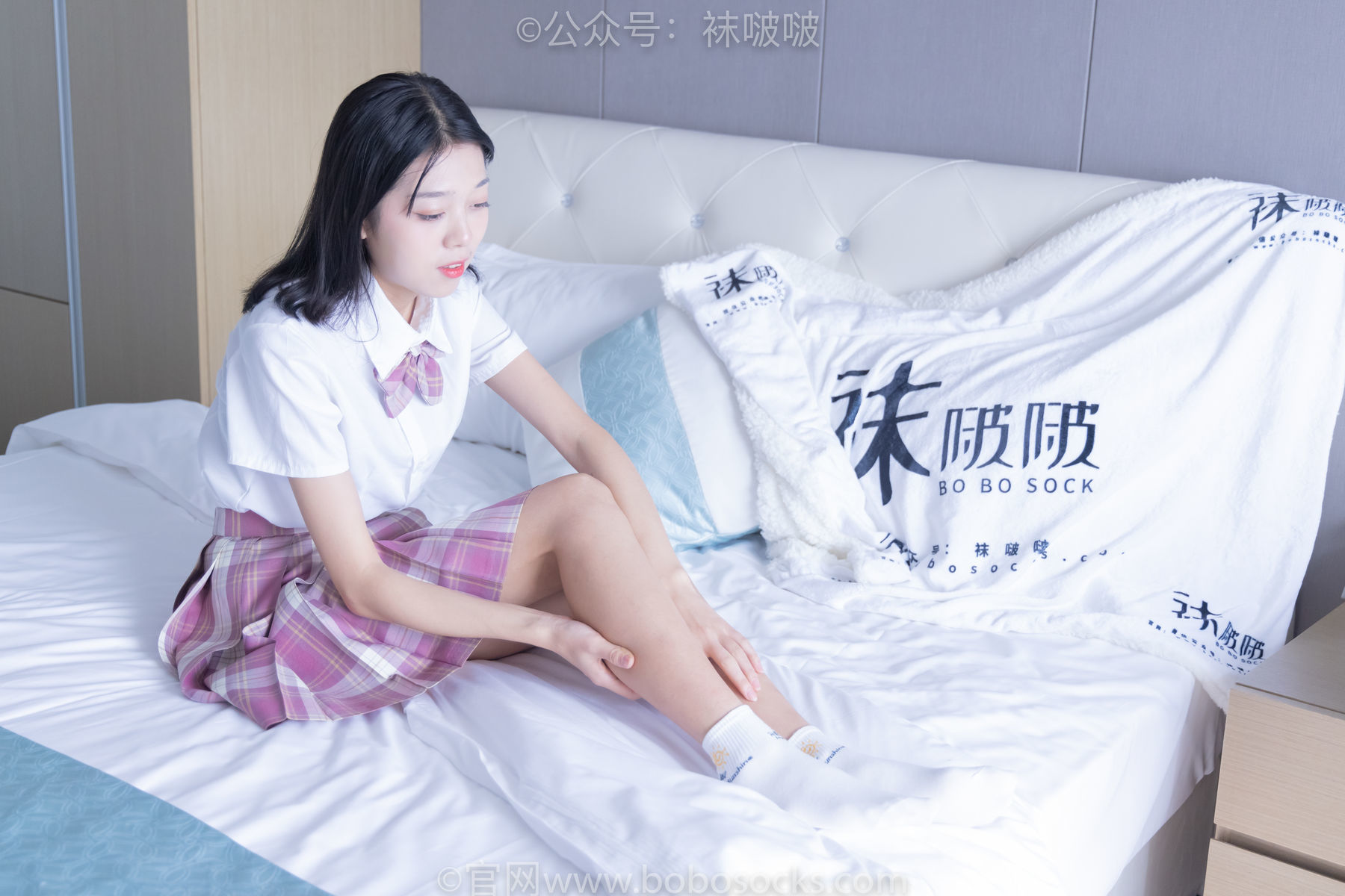 图片[50]-BoBoSocks袜啵啵 No.052 瑶瑶-JK制服、帆布鞋、白棉袜、裸足[133P]-六色网