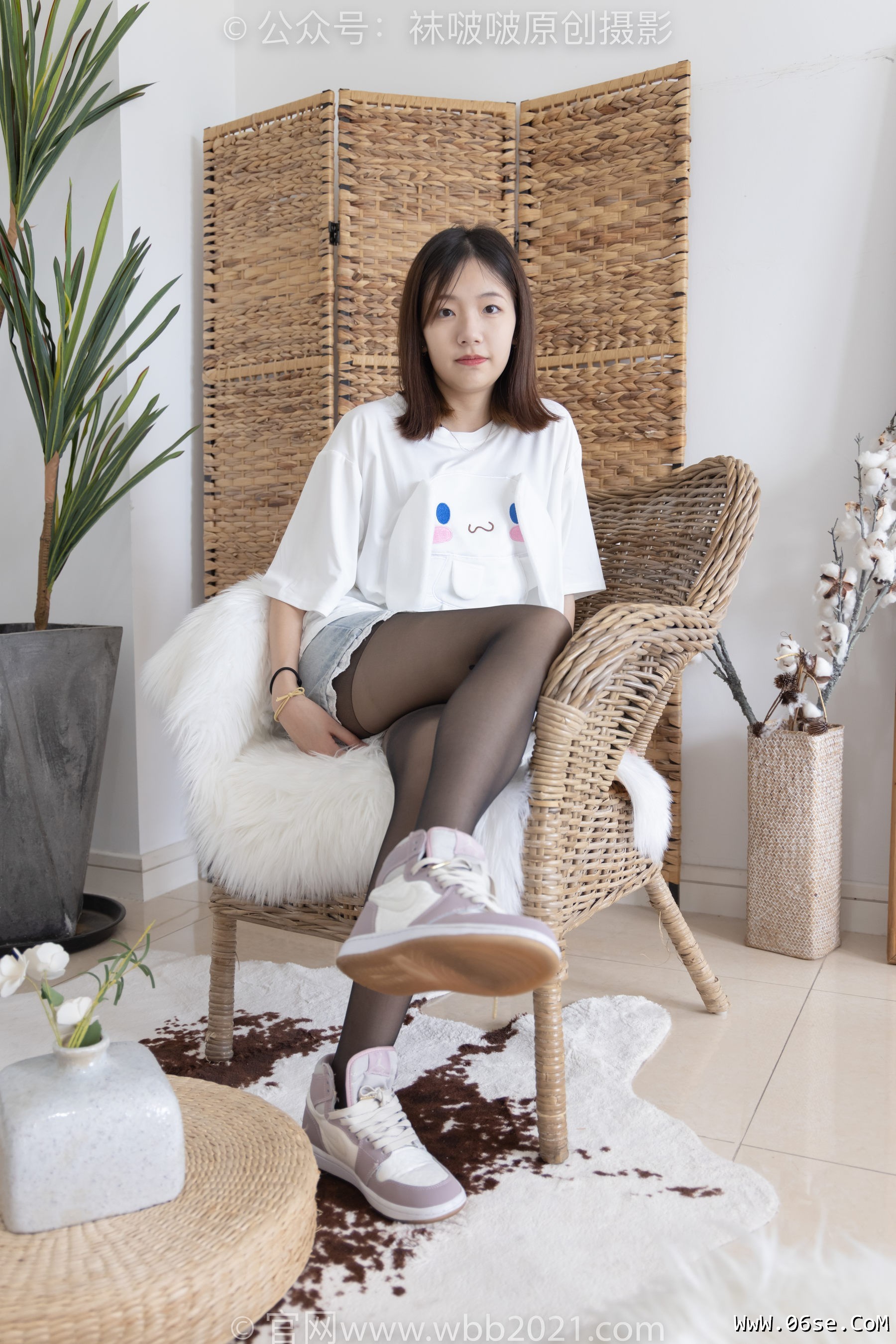 图片[68]-BoBoSocks袜啵啵 No.233 小甜豆-板鞋、黑丝[142P]-六色网