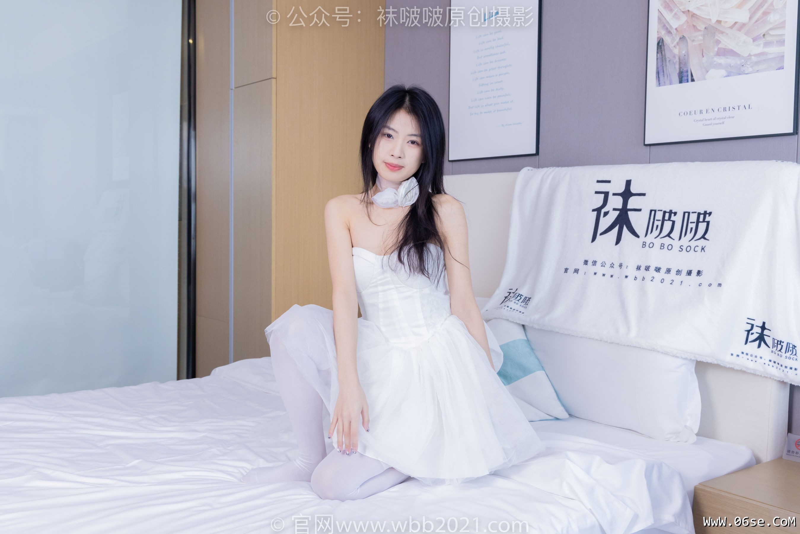 图片[189]-BoBoSocks袜啵啵 No.409 奶油 -两双高跟鞋、厚白丝大腿袜、裸足[198P]-六色网