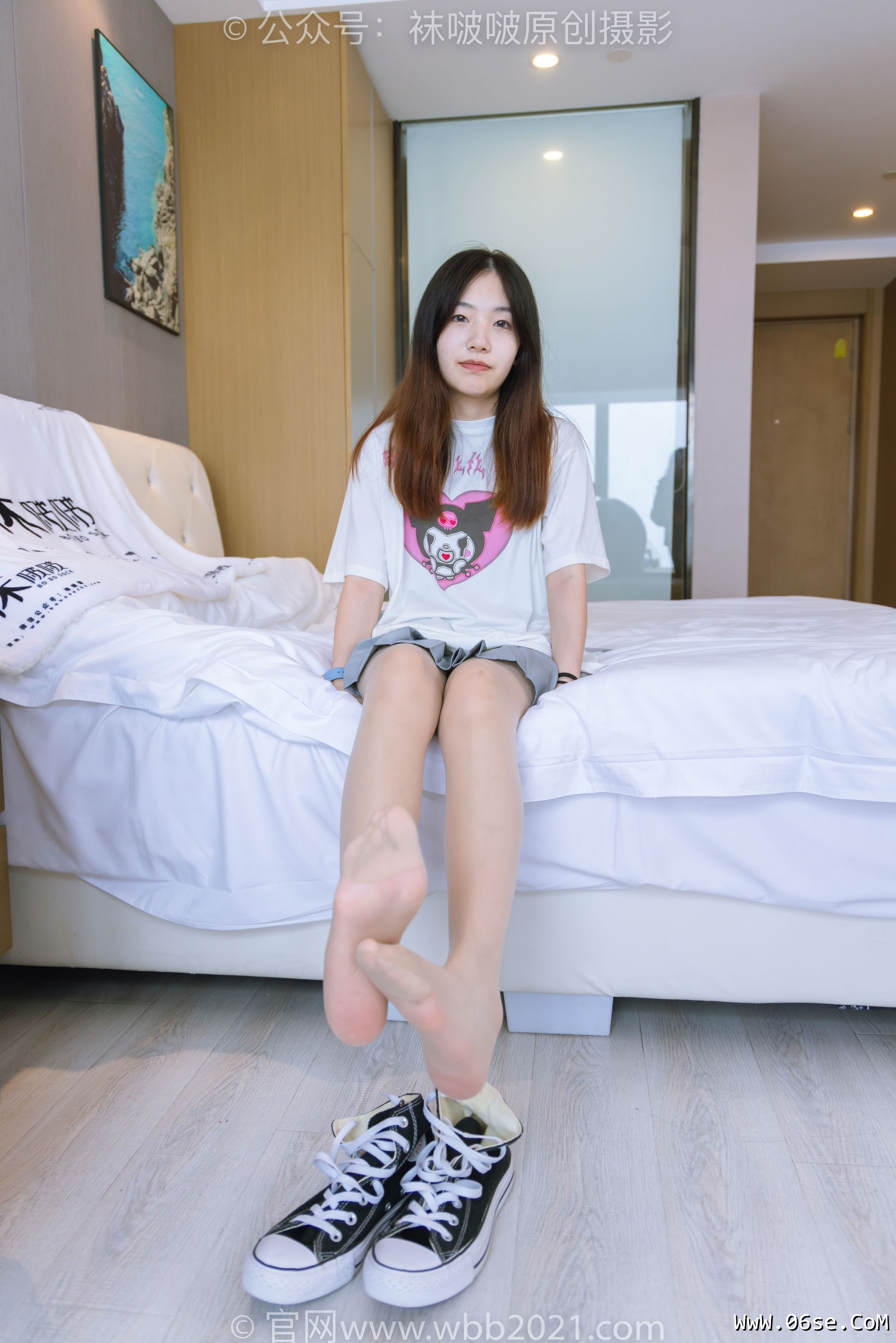 图片[91]-BoBoSocks袜啵啵 No.405 小甜豆 -匡威板鞋、肉丝[140P]-六色网