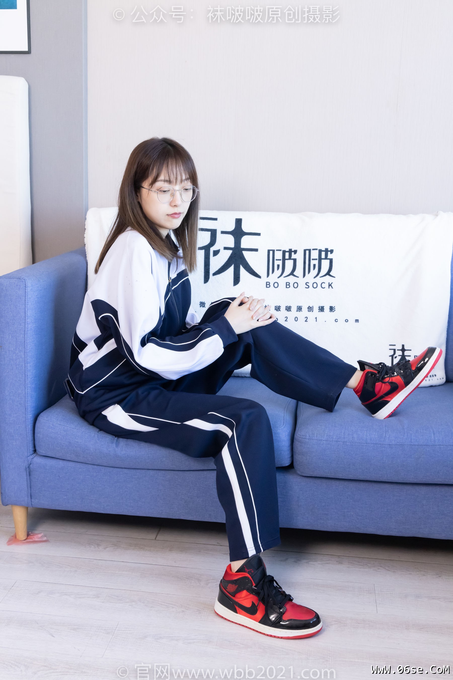 图片[65]-BoBoSocks袜啵啵 No.398 稚予 -板鞋、白船袜、裸足、裸足[150P]-六色网