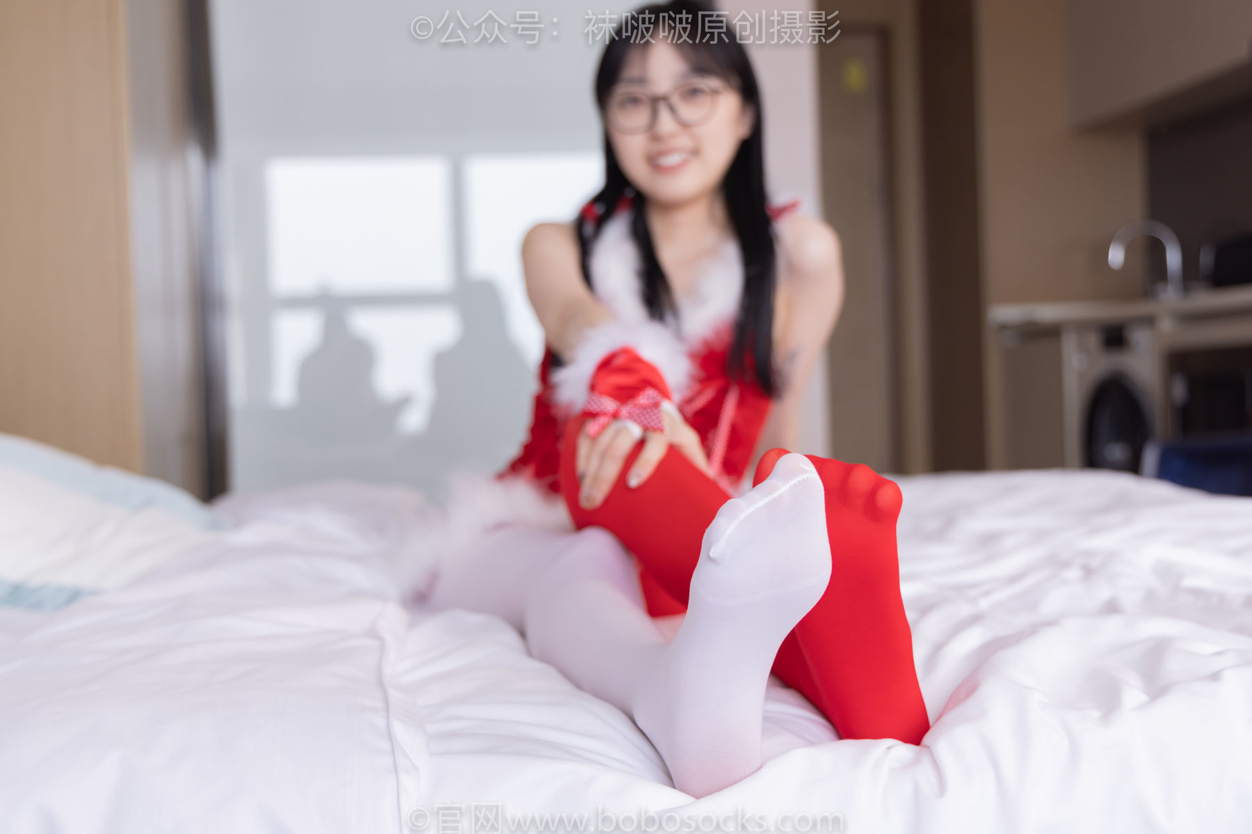 图片[93]-BoBoSocks袜啵啵 No.152 稚予-圣诞服、帆布鞋、厚白丝、厚红丝[135P]-六色网