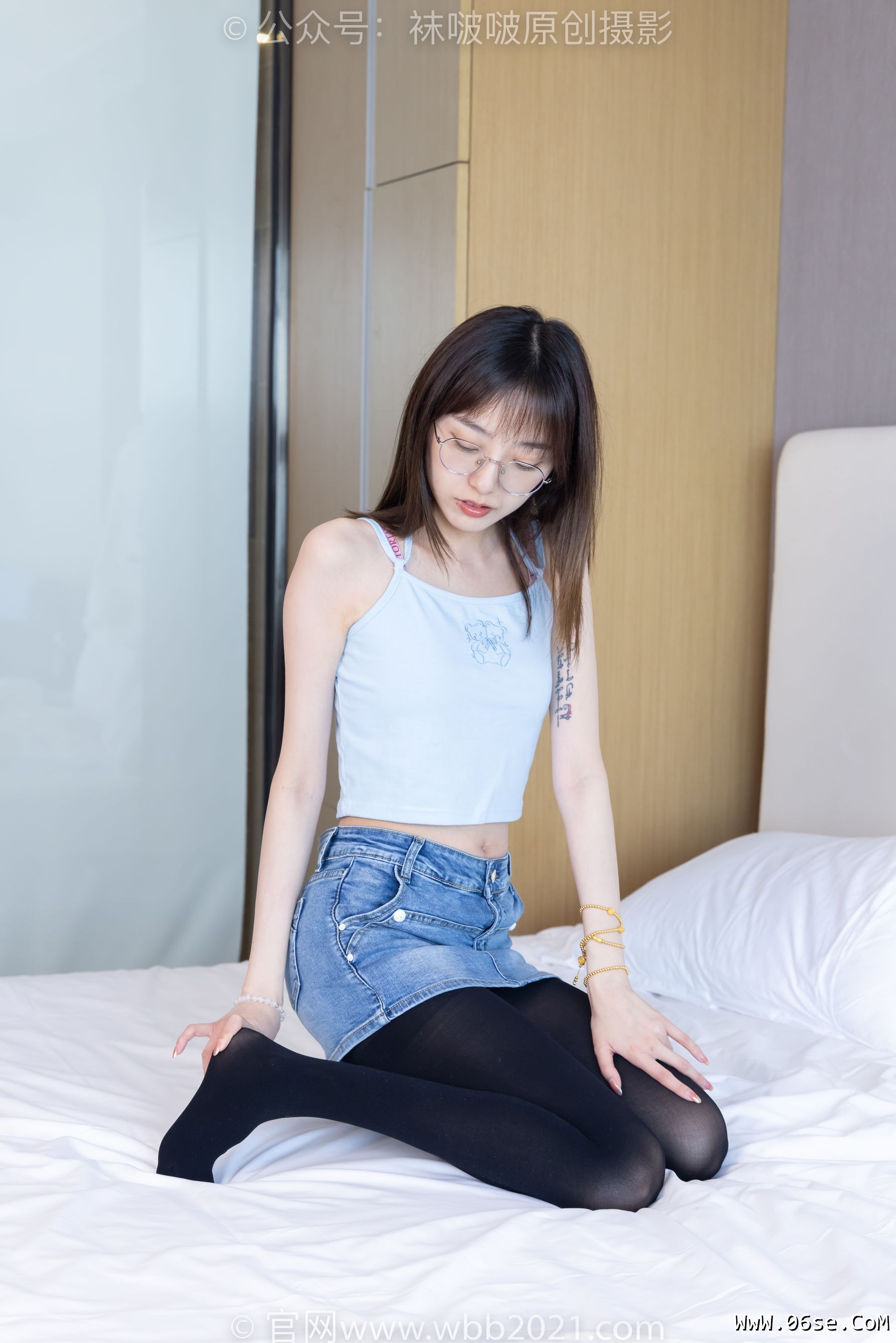 图片[122]-BoBoSocks袜啵啵 No.385 稚予 -高跟鞋、皮鞋、运动鞋、厚黑丝[180P]-六色网