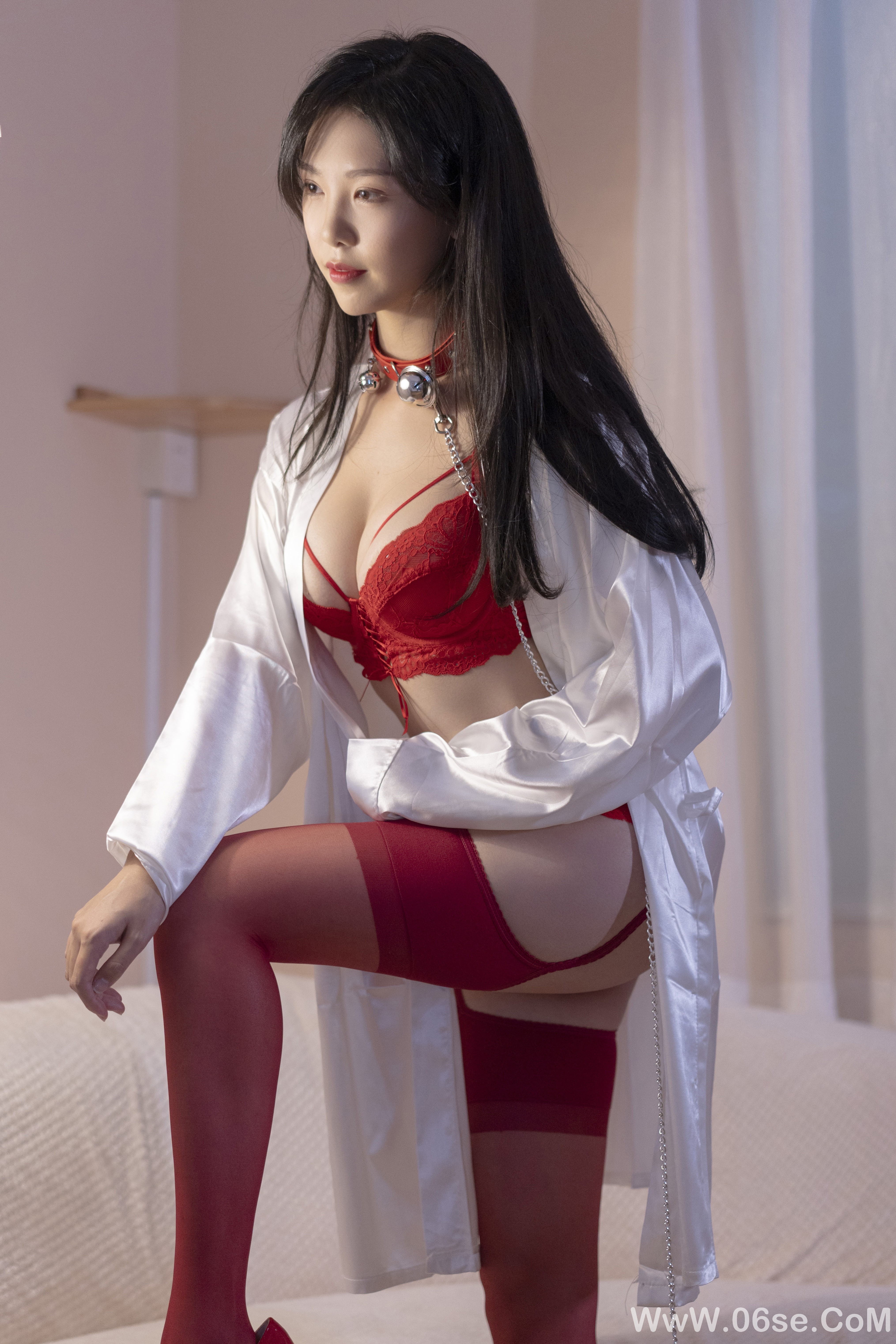 图片[26]-抖娘-利世 – 红涩小铃铛[84P]-六色网