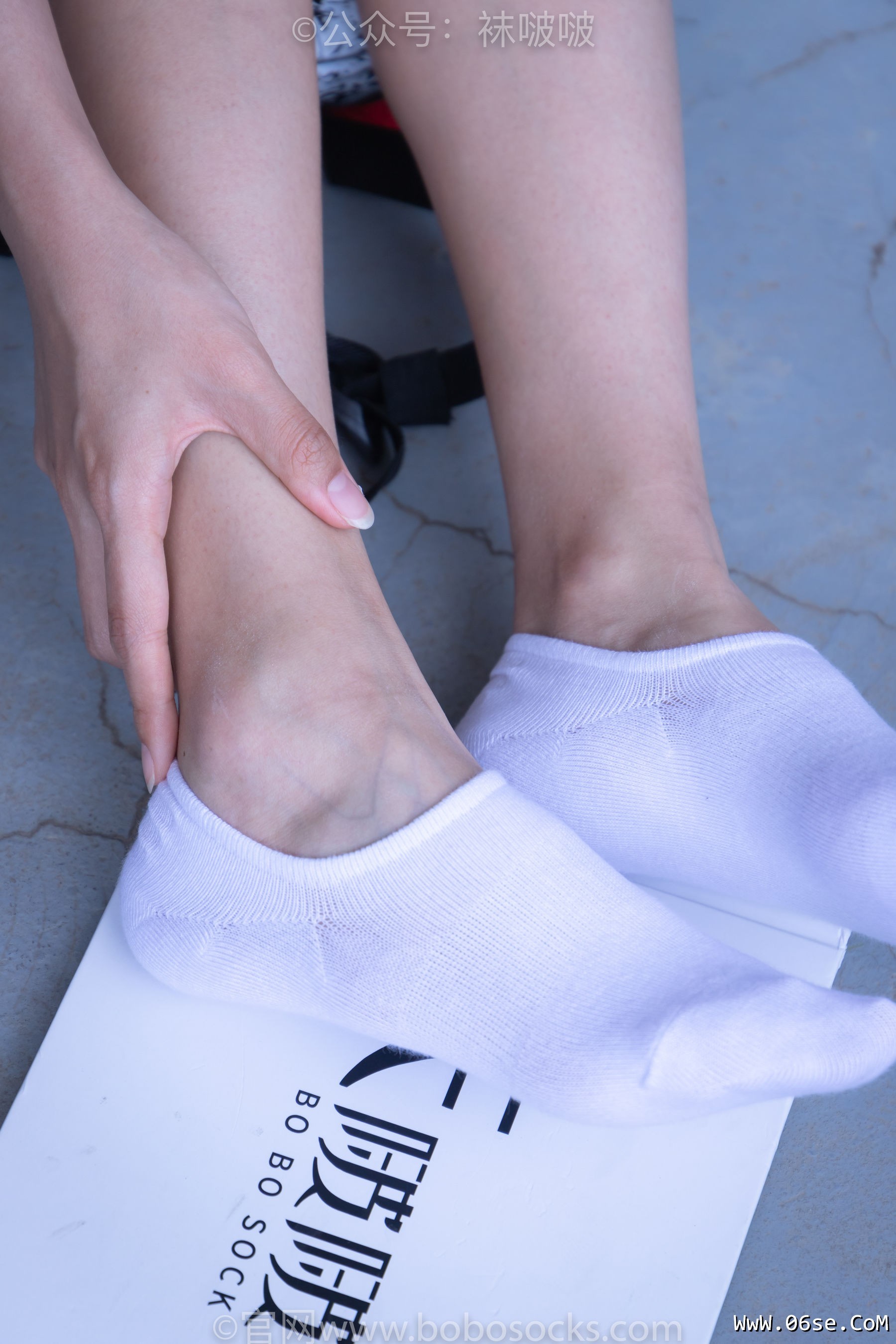 图片[74]-BoBoSocks袜啵啵 积分限定作品002 泡芙- AJ、白色棉质船袜、裸足[135P]-六色网