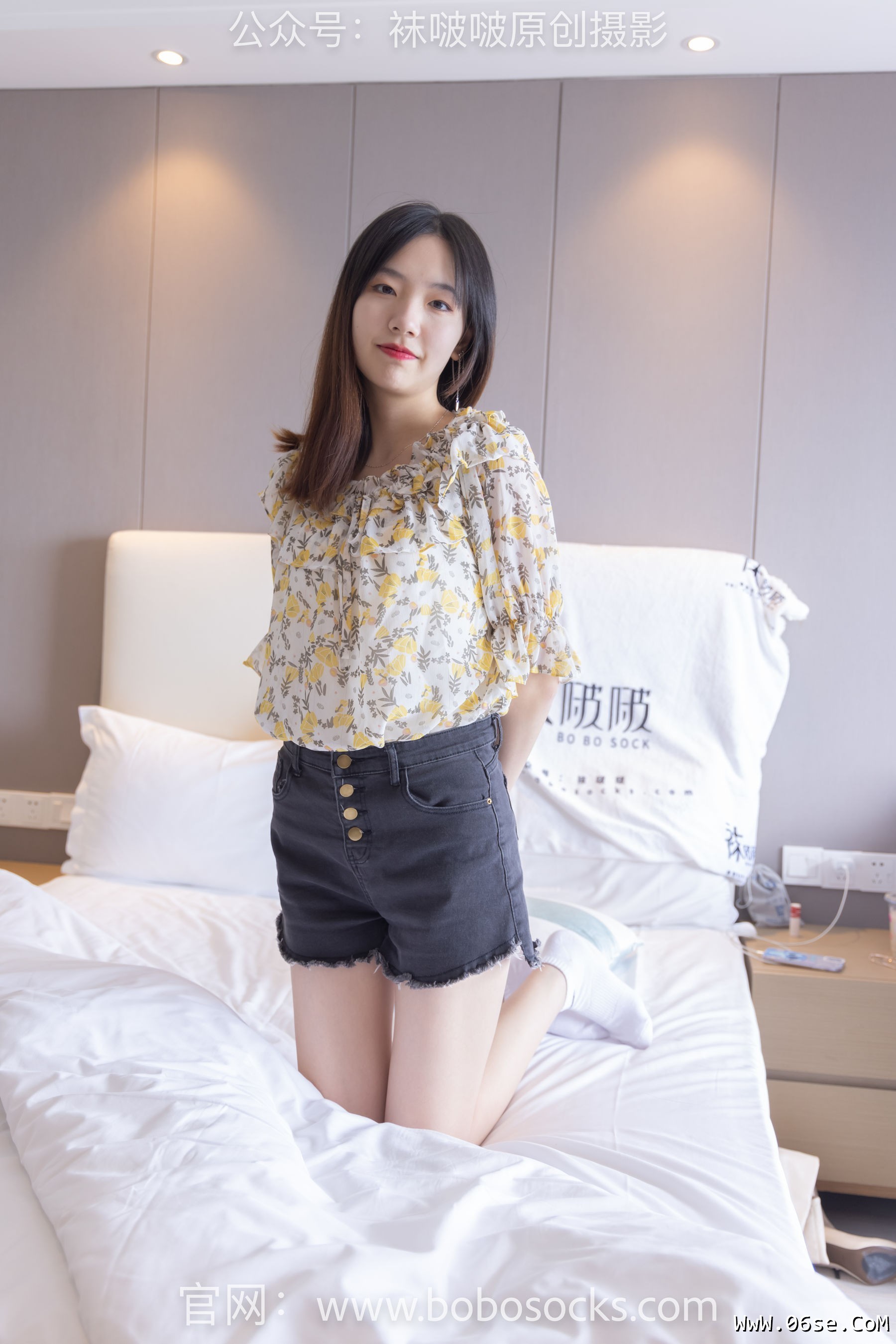 图片[14]-BoBoSocks袜啵啵 No.136 小甜豆-高跟长靴、白棉袜、裸足[200P]-六色网