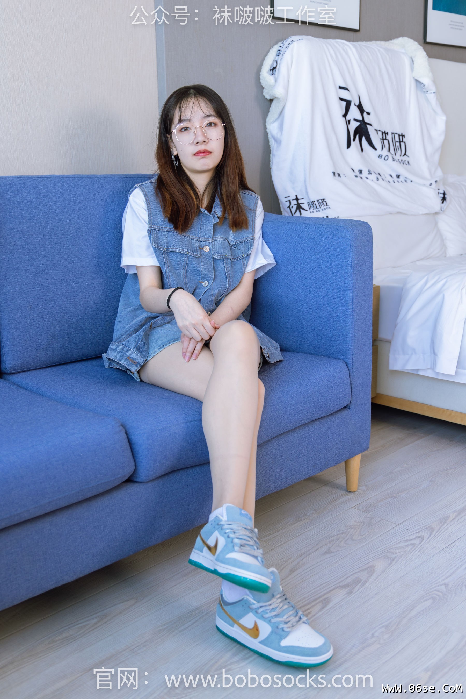 图片[79]-BoBoSocks袜啵啵 No.123 小甜豆-板鞋、白棉袜、肉丝[140P]-六色网
