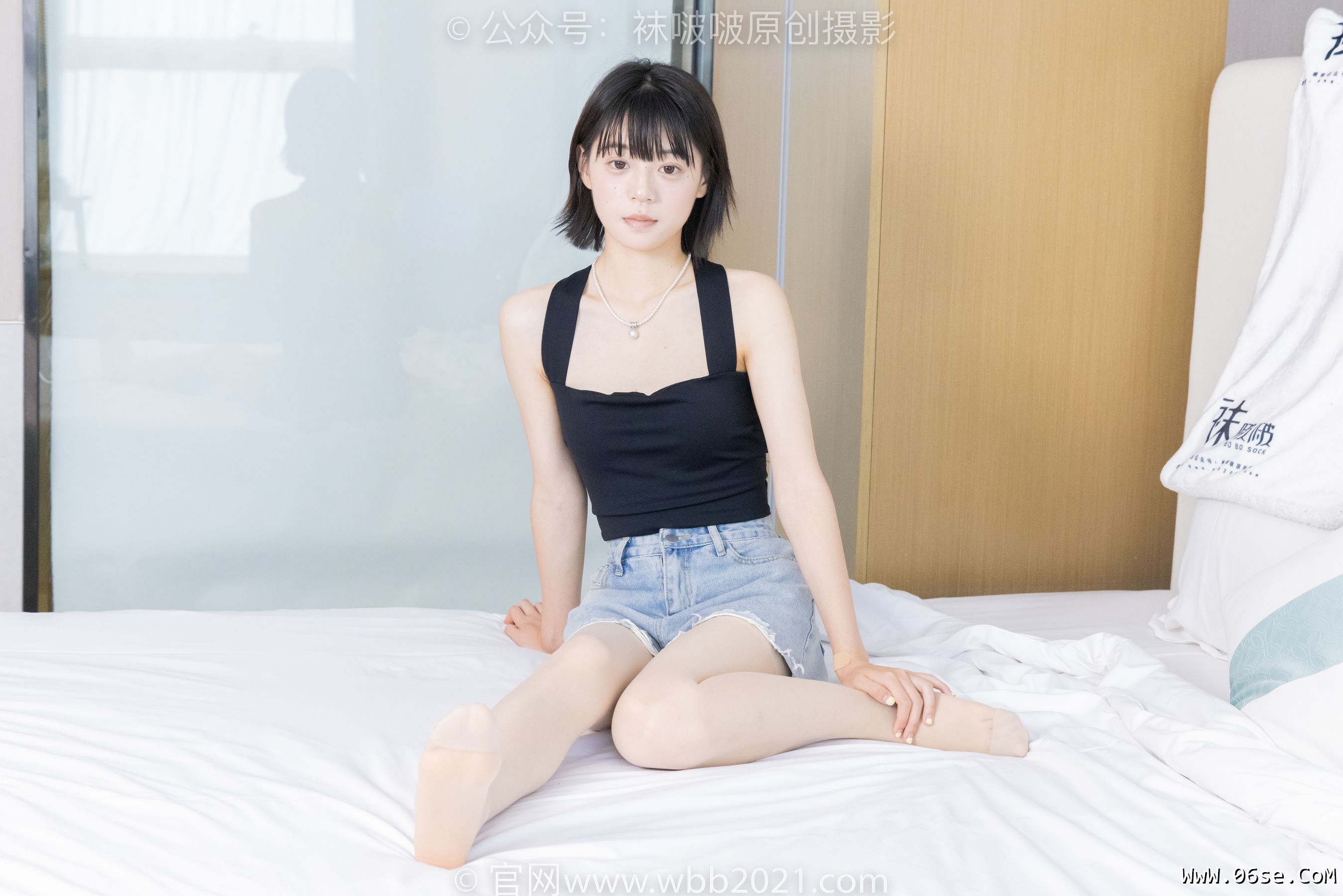图片[28]-BoBoSocks袜啵啵 No.422 糯米 -长靴、白棉袜、肉丝[140P]-六色网