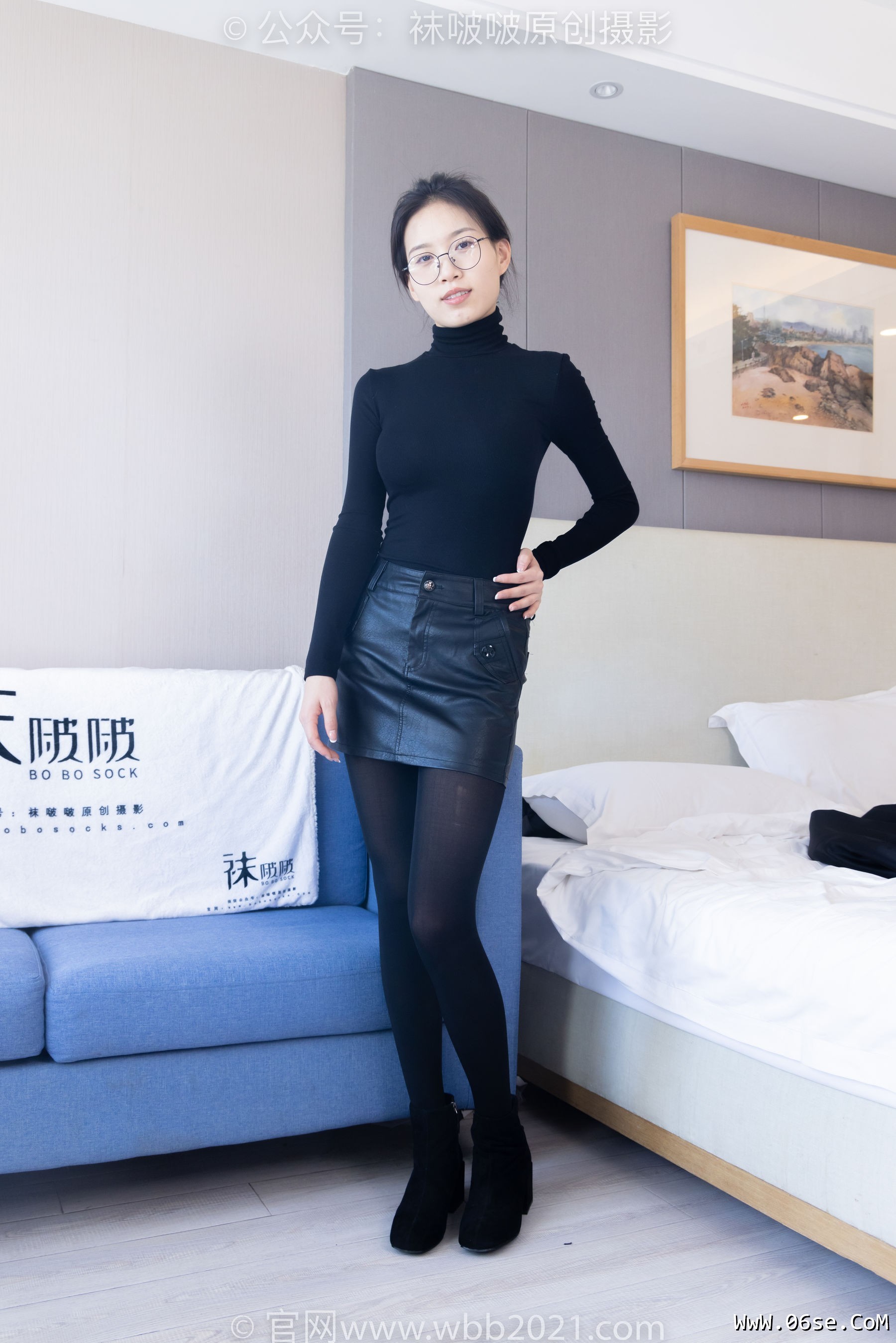 图片[75]-BoBoSocks袜啵啵 No.365 芝士 -短靴、平底鞋、厚黑丝、厚灰丝[140P]-六色网