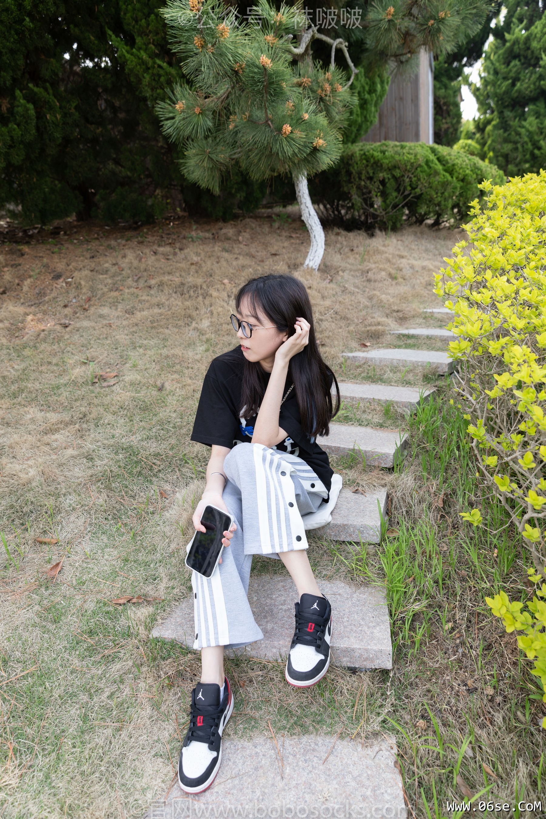 图片[10]-BoBoSocks袜啵啵 No.023 稚予-AJ、白色短棉袜、裸足[119P]-六色网