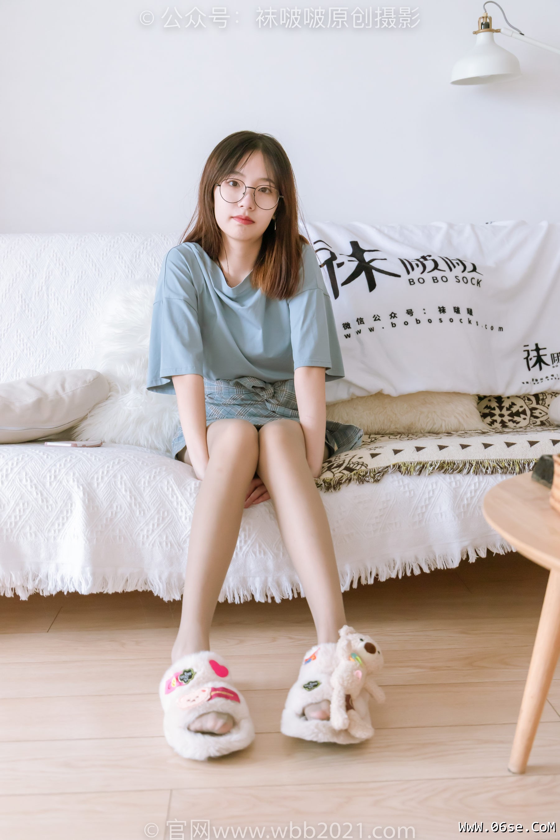 图片[120]-BoBoSocks袜啵啵 No.239 小甜豆-棉拖鞋、灰丝、裸足[140P]-六色网