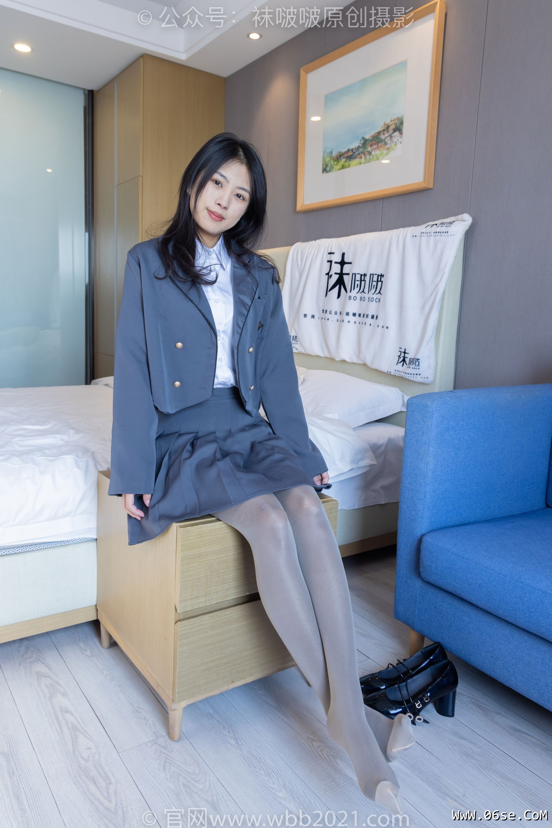 图片[53]-BoBoSocks袜啵啵 No.312 奶油 -高跟鞋、黑丝打底、肉丝[160P]-六色网