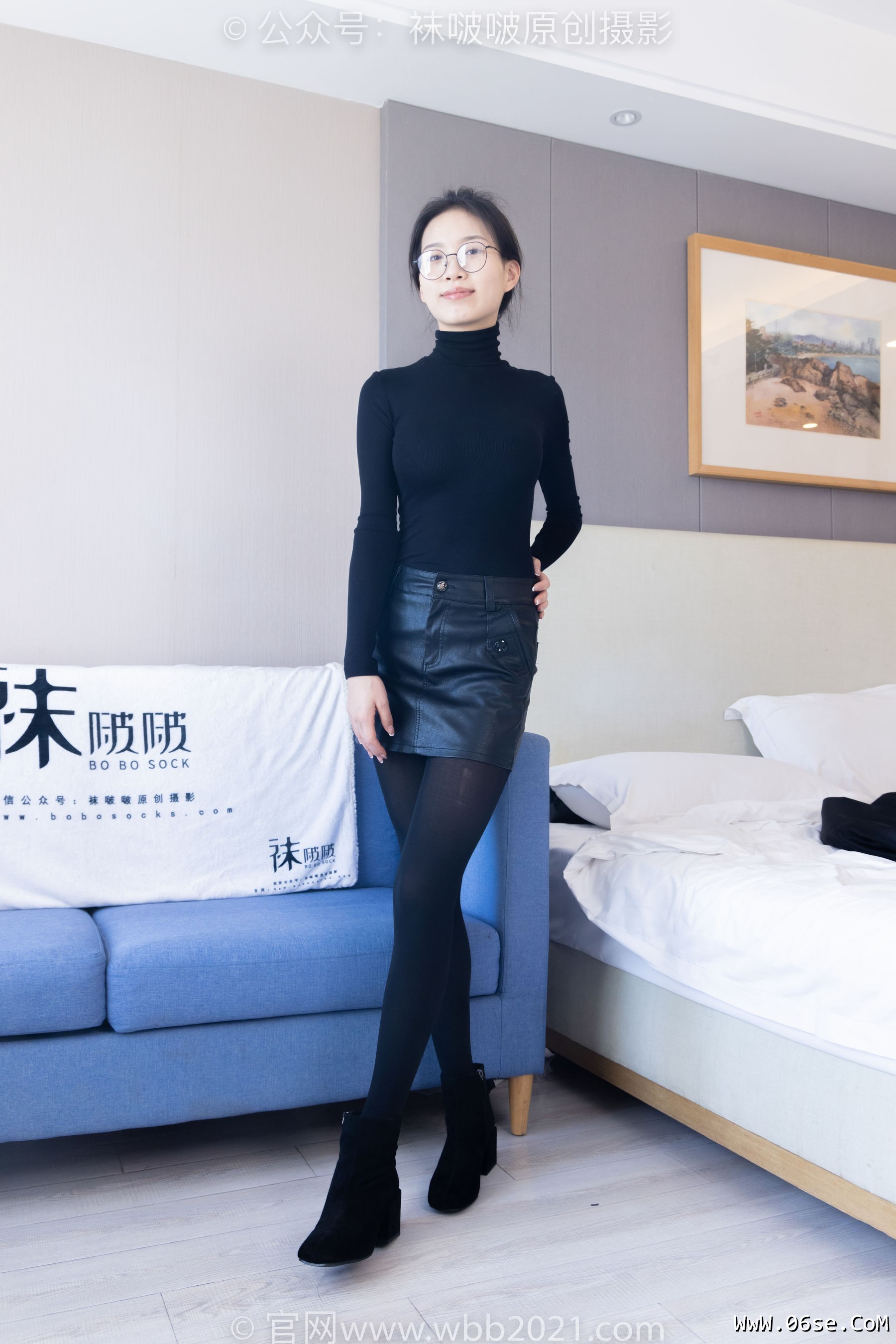图片[86]-BoBoSocks袜啵啵 No.365 芝士 -短靴、平底鞋、厚黑丝、厚灰丝[140P]-六色网