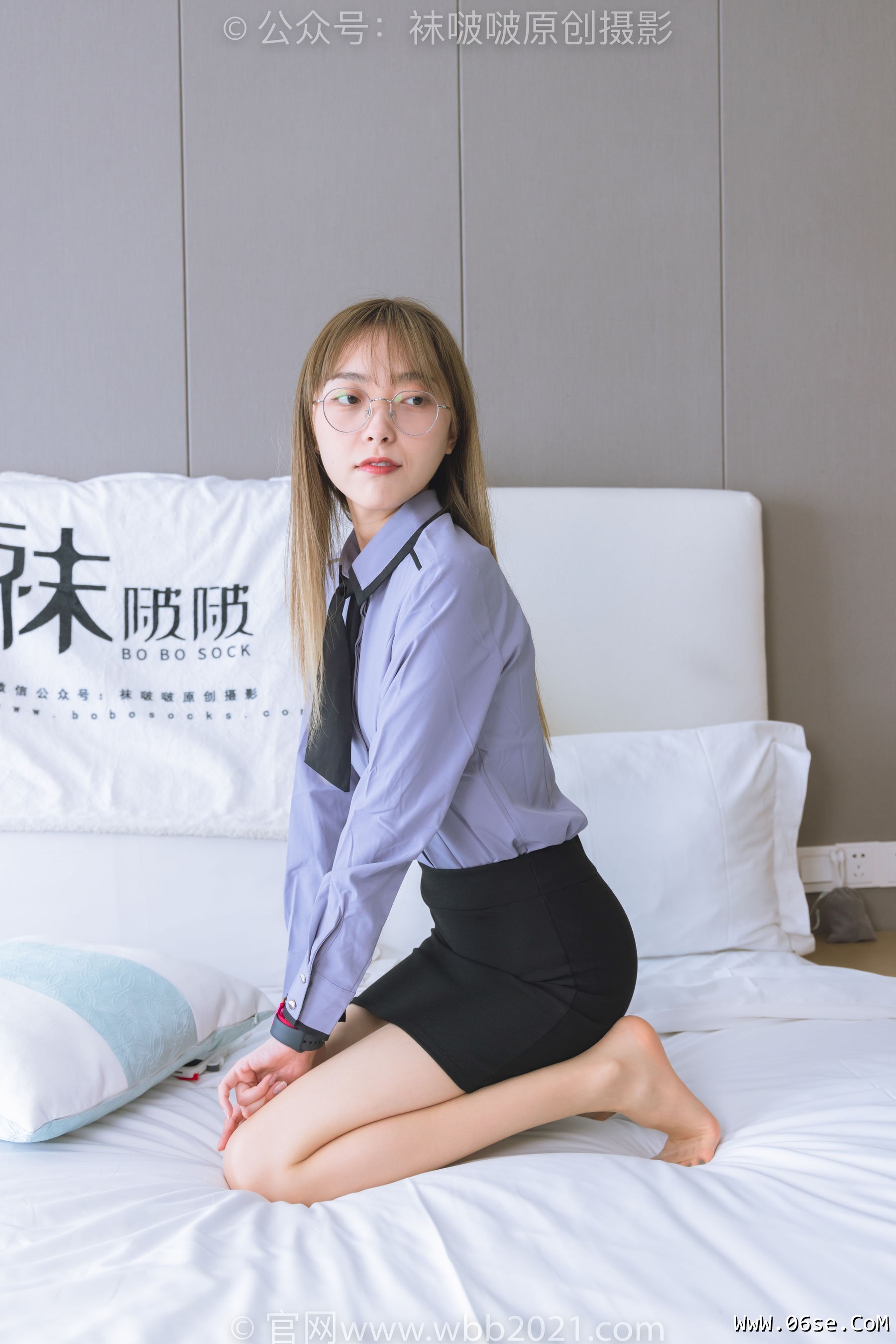 图片[15]-BoBoSocks袜啵啵 No.349 稚予 -平底鞋、高跟凉鞋、肉丝、黑丝、黑色美甲[140P]-六色网