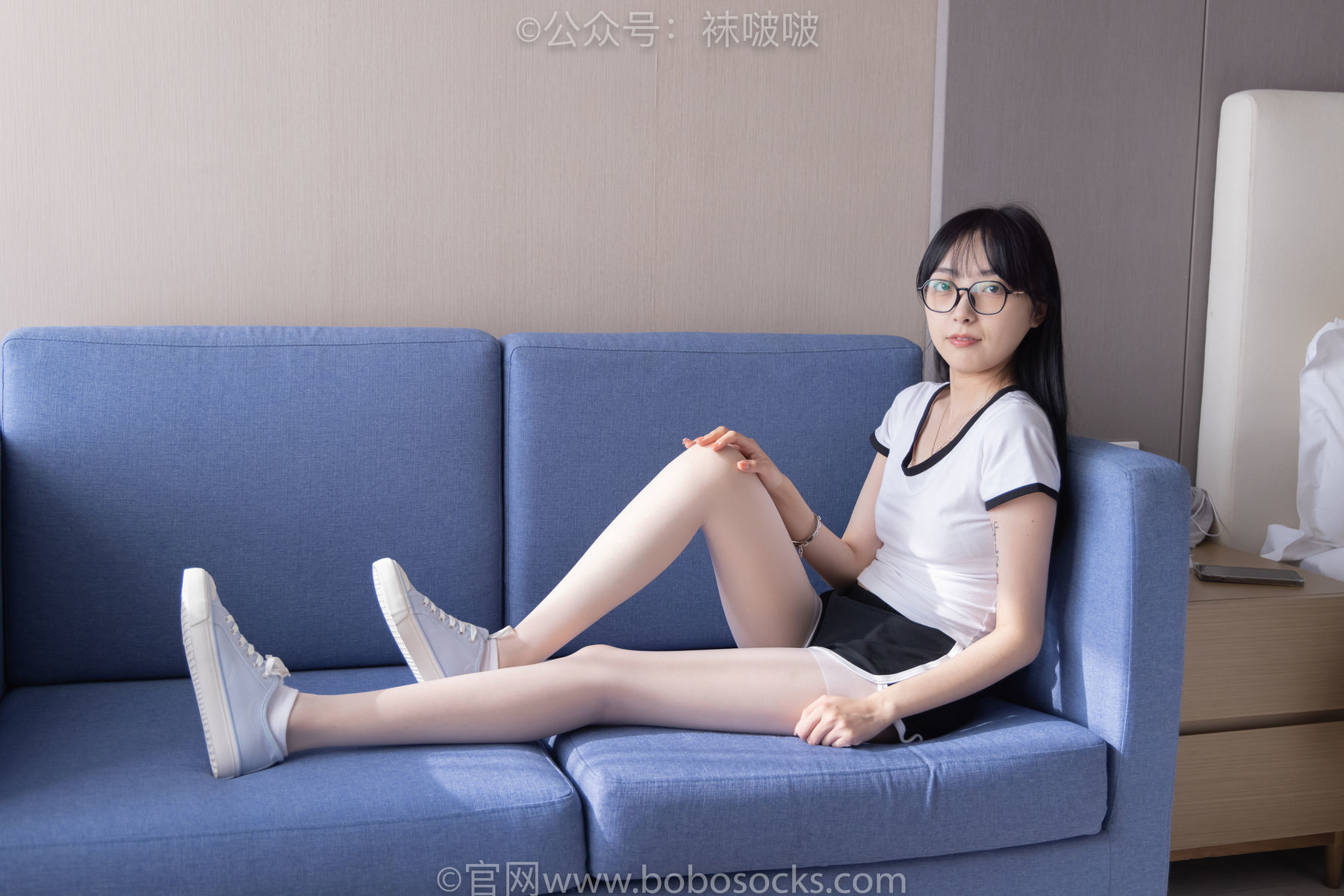 图片[16]-BoBoSocks袜啵啵 No.037 稚予-帆布鞋、短白棉袜、白丝[136P]-六色网