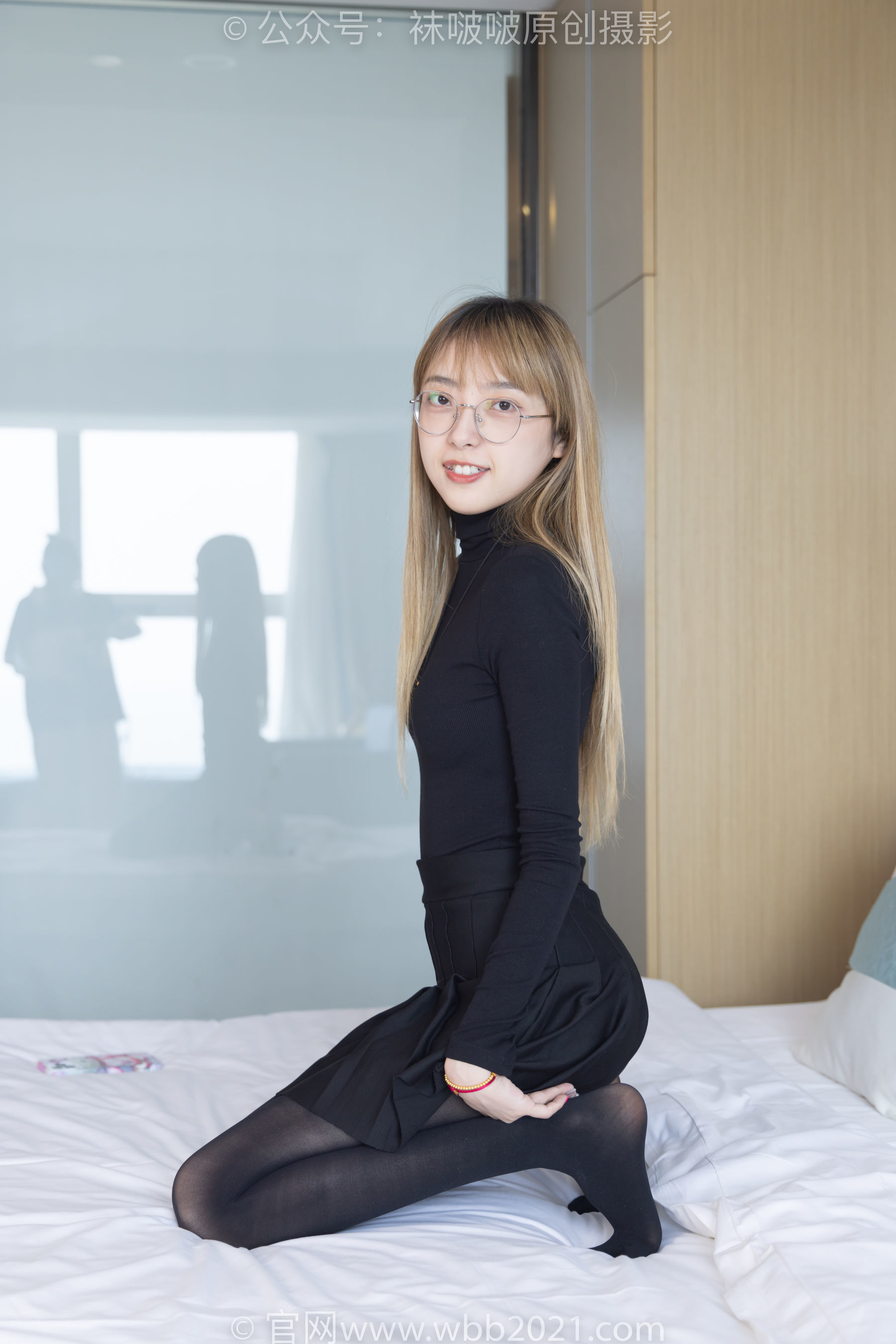 图片[122]-BoBoSocks袜啵啵 No.255 稚予 -皮鞋、厚黑丝[144P]-六色网