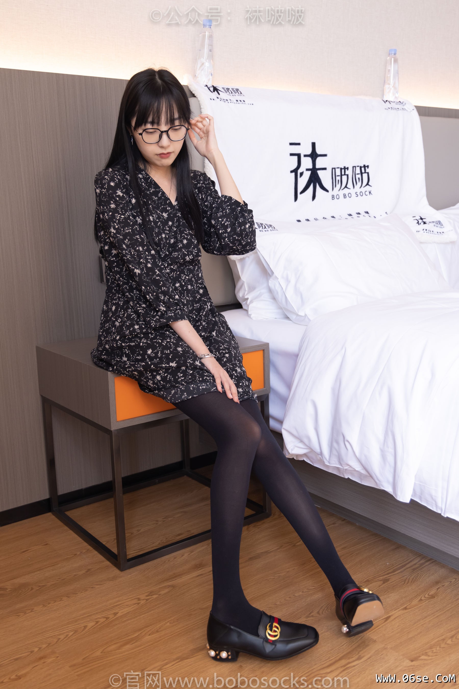 图片[6]-BoBoSocks袜啵啵 No.064 稚予-平底鞋、厚黑丝[137P]-六色网