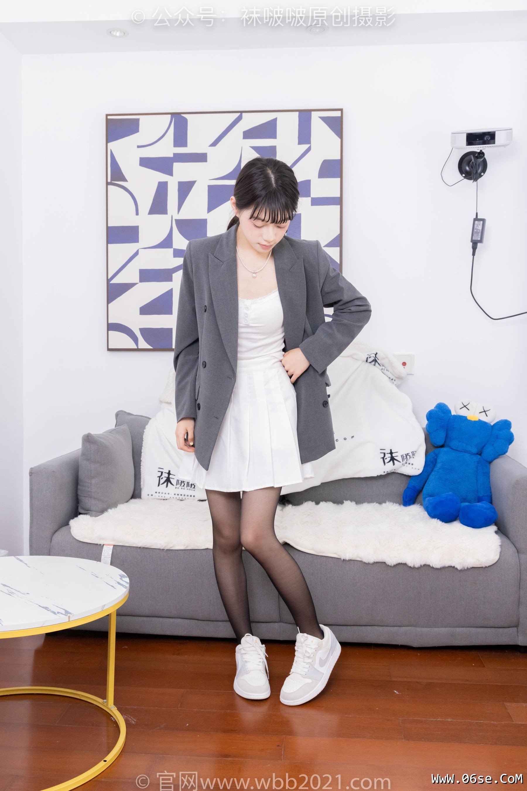 图片[91]-BoBoSocks袜啵啵 No.404 糯米 -板鞋、黑丝、ol风[145P]-六色网