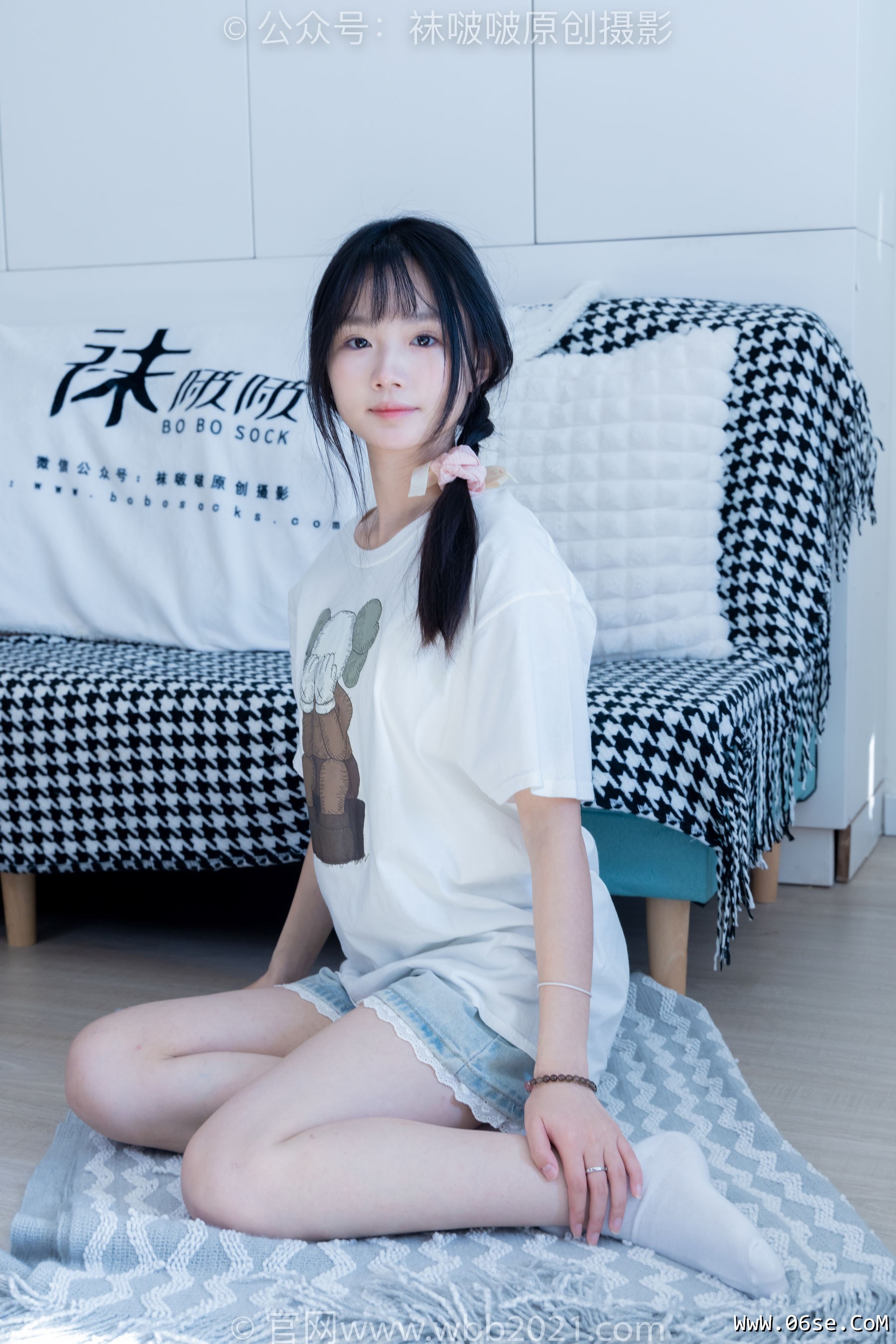图片[131]-BoBoSocks袜啵啵 No.331 甜甜圈 -板鞋、白棉袜、裸足[144P]-六色网