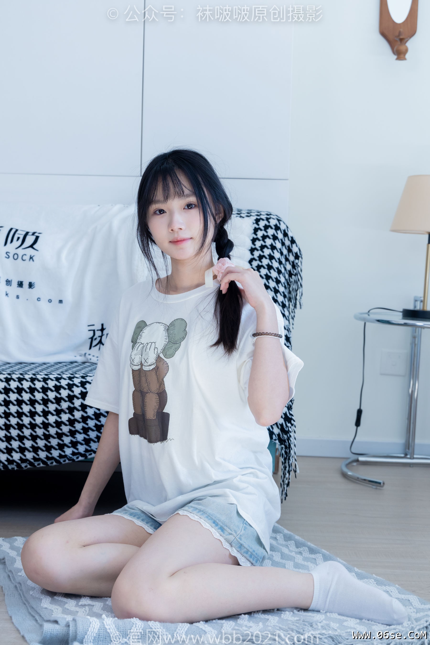 图片[127]-BoBoSocks袜啵啵 No.331 甜甜圈 -板鞋、白棉袜、裸足[144P]-六色网