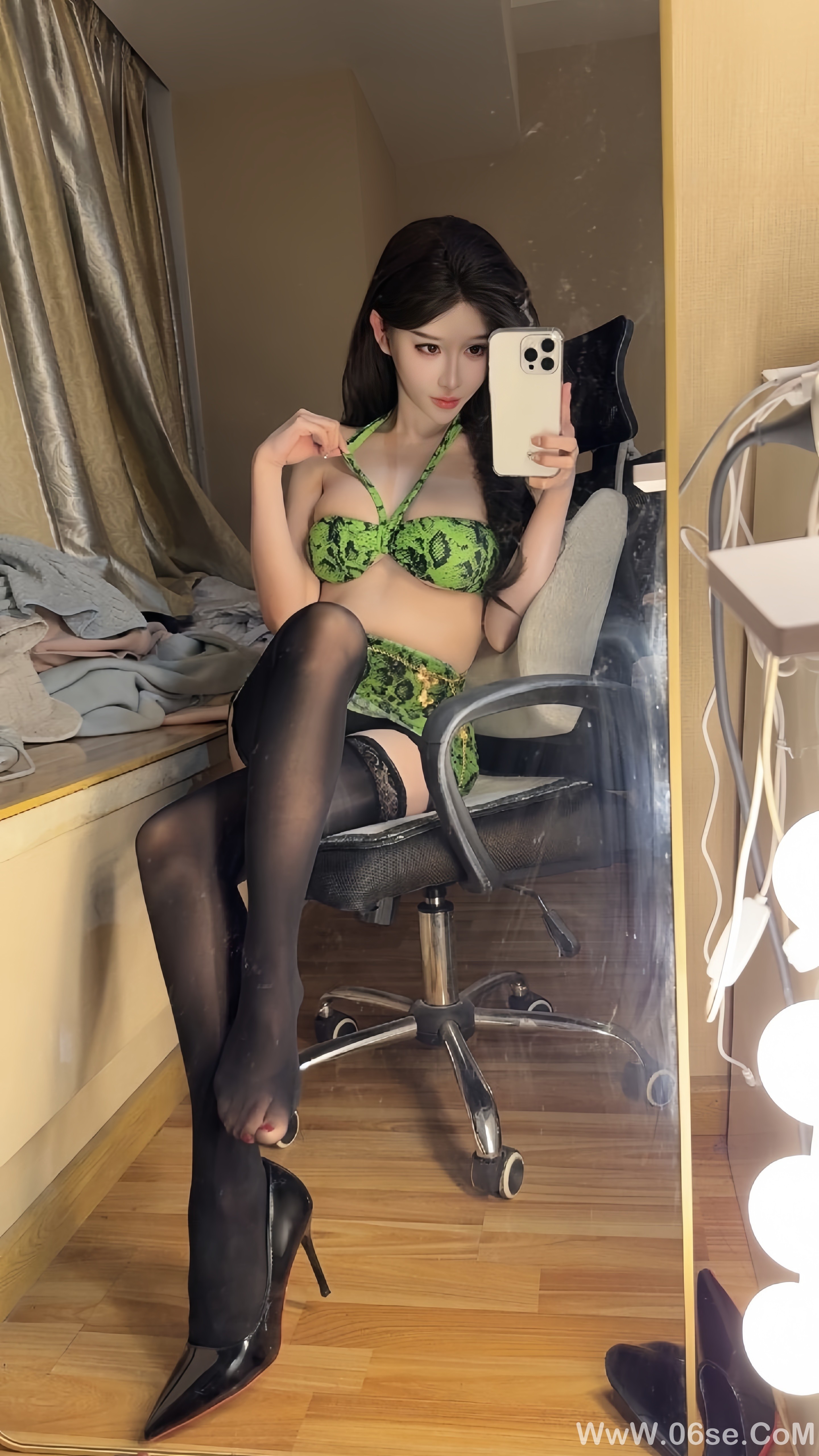 图片[34]-无欲无求的推土君-青色蛇纹[40P]-六色网