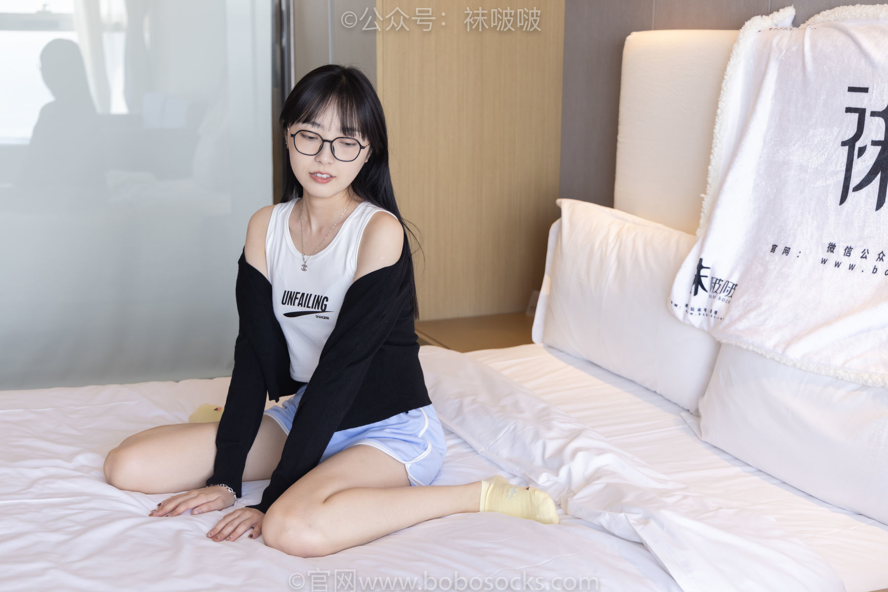 图片[116]-BoBoSocks袜啵啵 No.081 稚予- AJ、浅黄色短棉袜、浅蓝色短棉袜、裸足[145P]-六色网