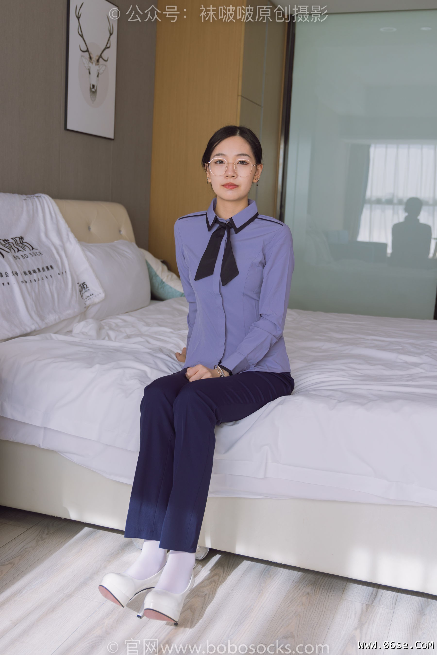 图片[75]-BoBoSocks袜啵啵 No.178 小甜豆-高跟鞋、厚白丝、ol风裤里丝[140P]-六色网