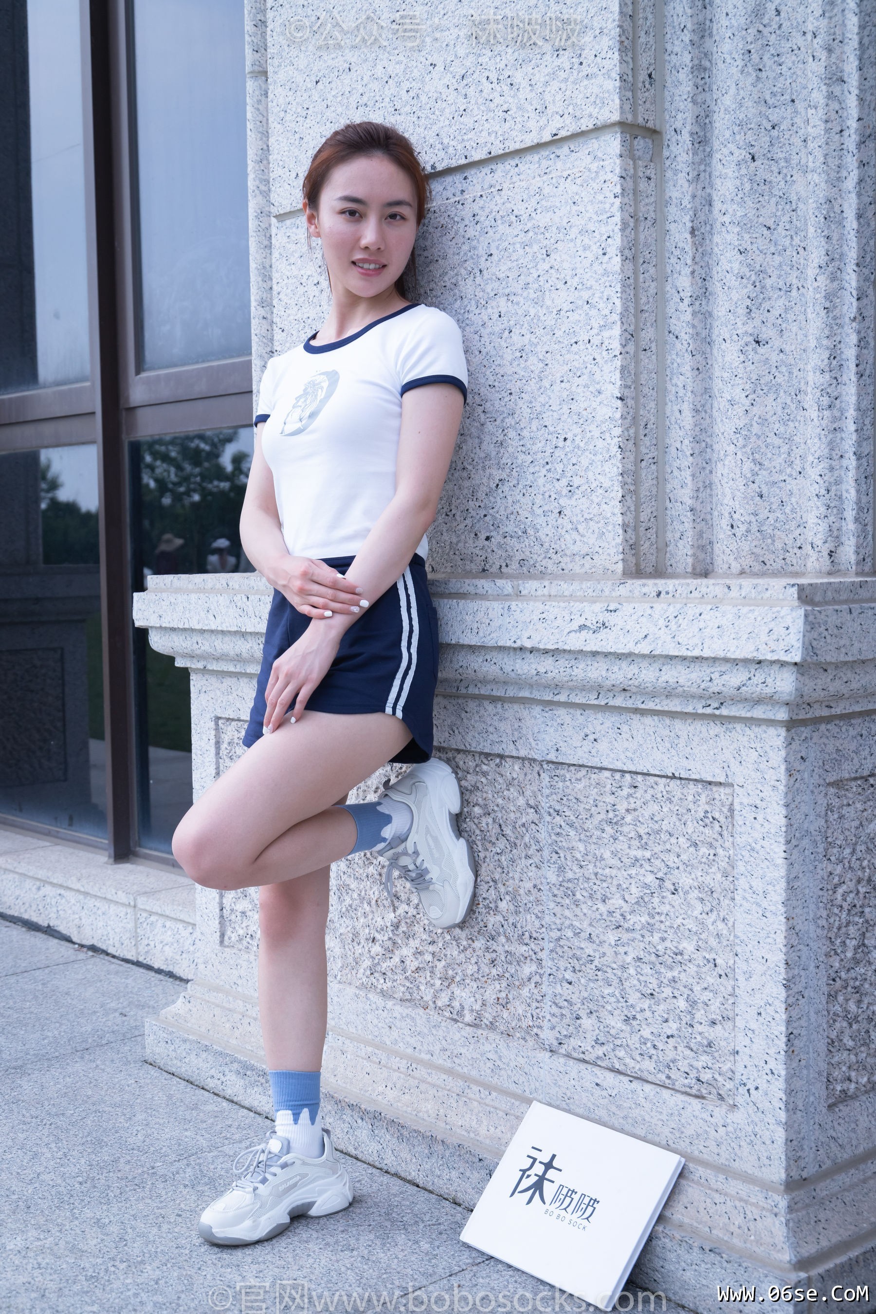 图片[10]-BoBoSocks袜啵啵 No.028 小米-运动鞋、白棉袜、裸足[133P]-六色网