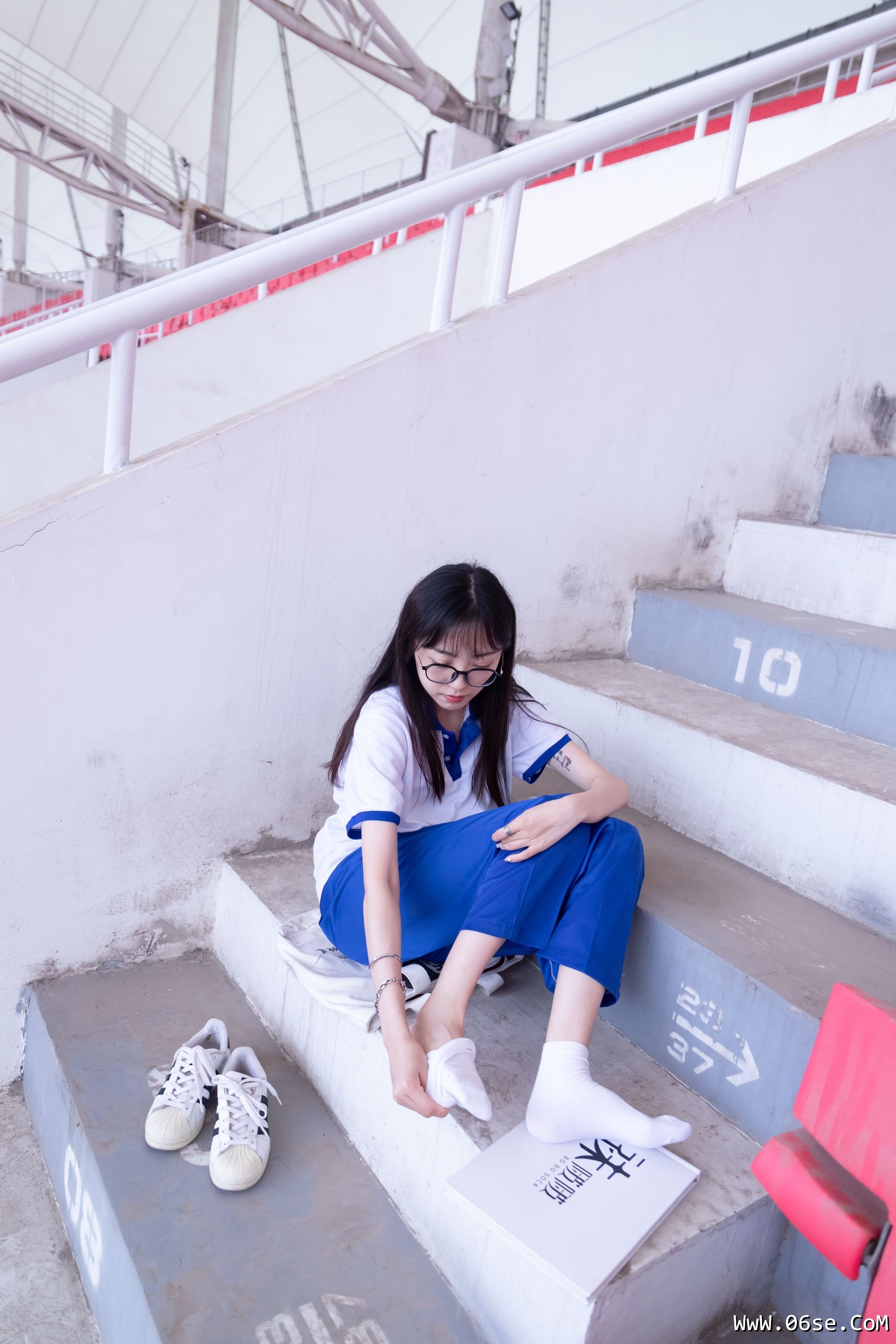 图片[92]-BoBoSocks袜啵啵 No.002 稚予-校服、贝壳头、白棉袜、裸足[139P]-六色网
