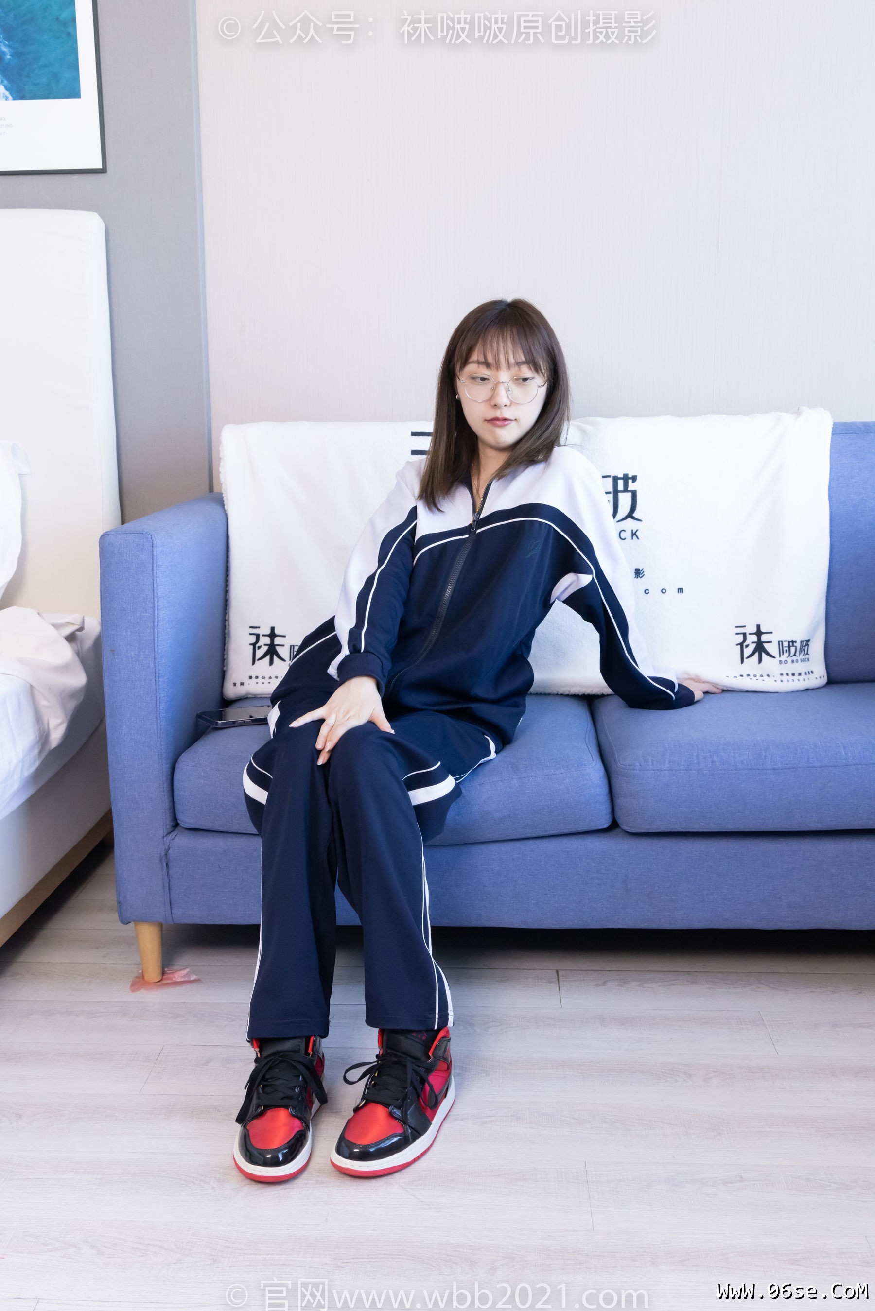 图片[24]-BoBoSocks袜啵啵 No.398 稚予 -板鞋、白船袜、裸足、裸足[150P]-六色网