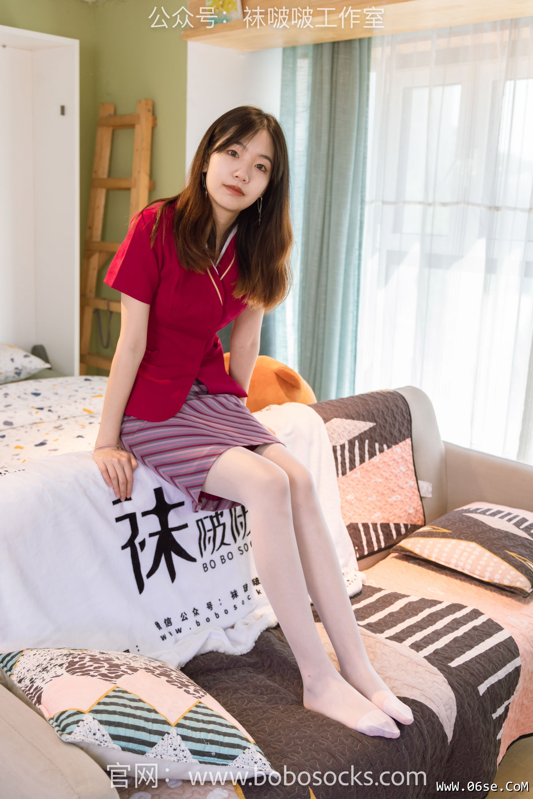 图片[61]-BoBoSocks袜啵啵 No.099 小甜豆-高跟鞋、黑丝、白丝[140P]-六色网