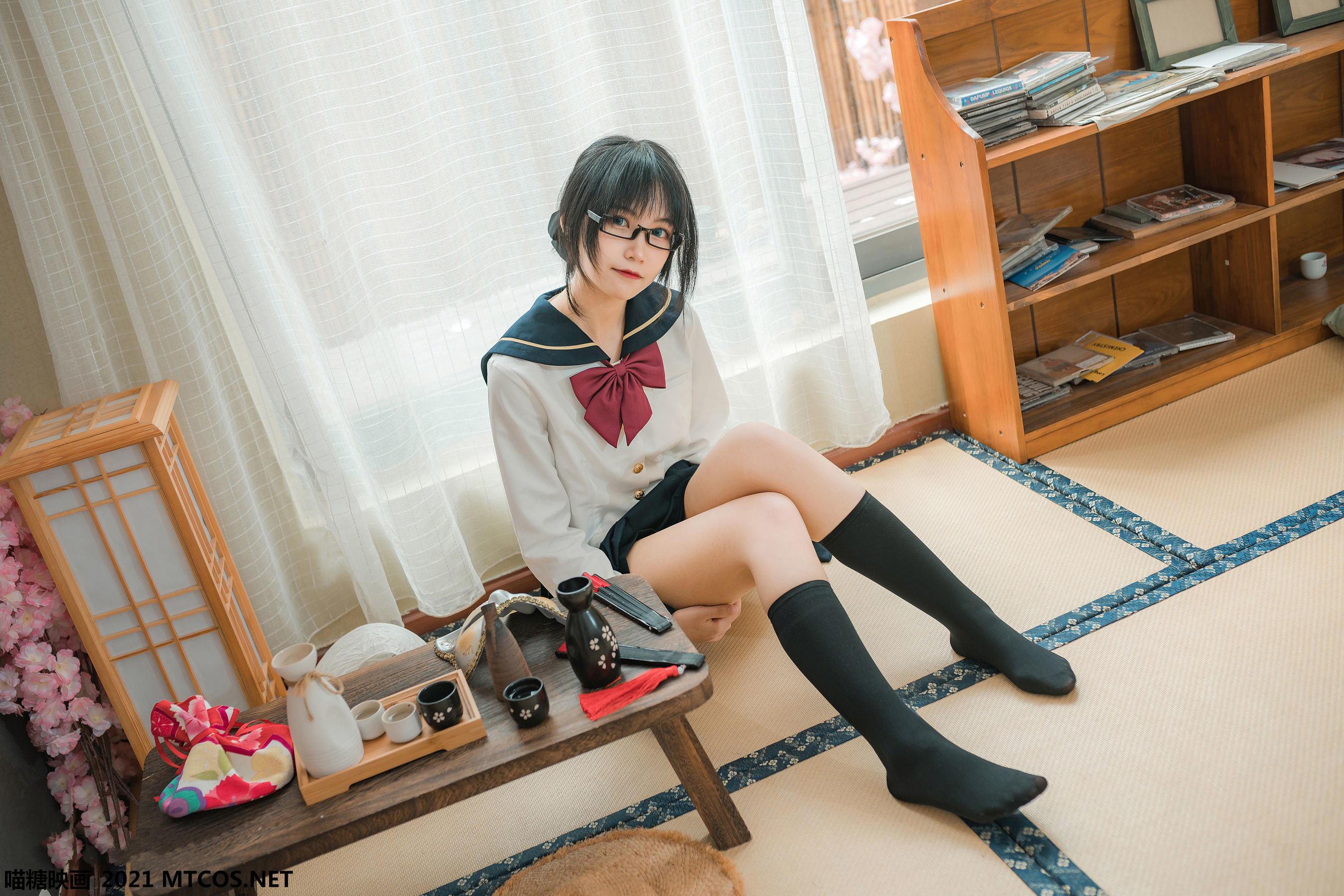 图片[25]-喵糖映画 VOL.459 慵懒的JK [29P]-六色网