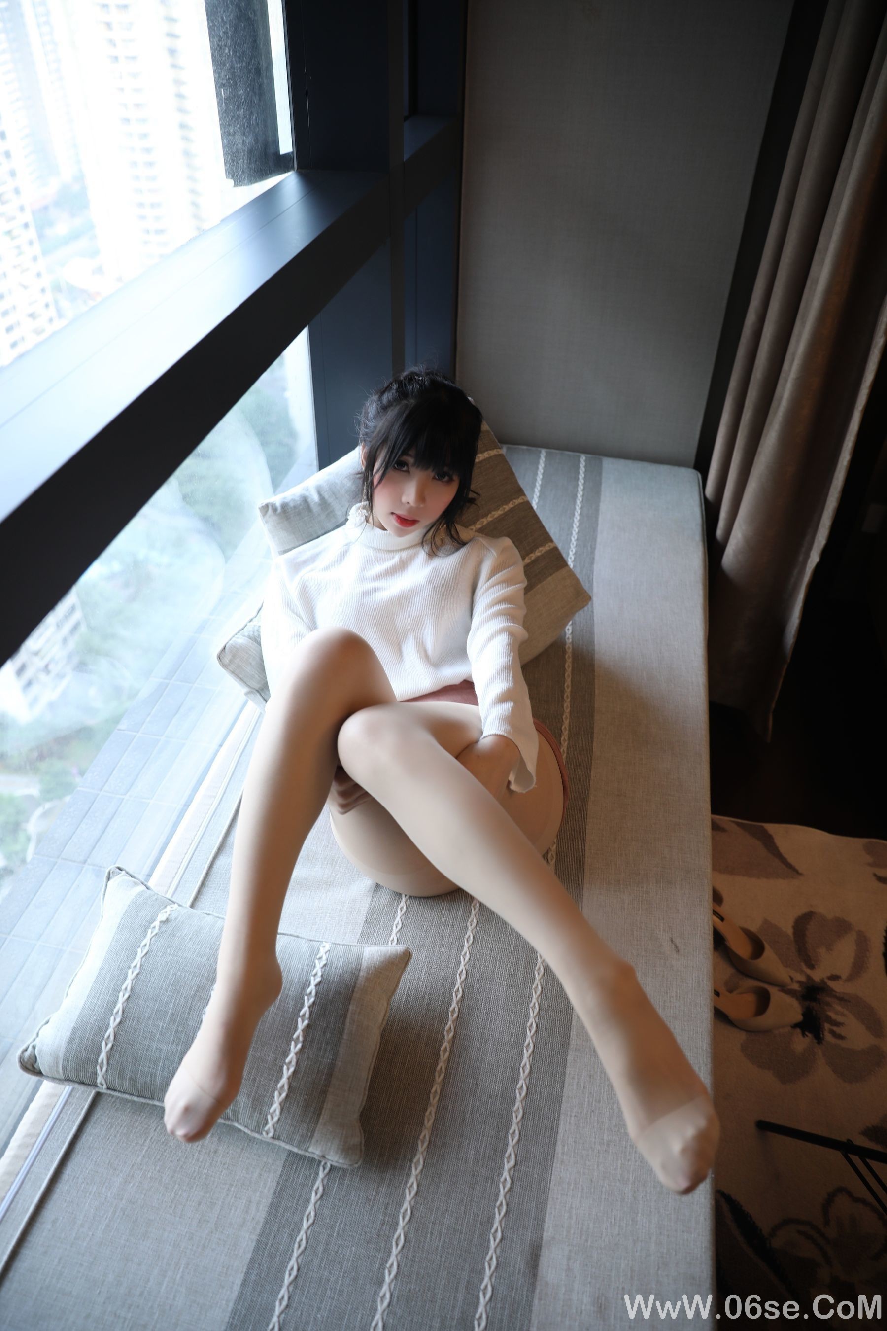 图片[23]-二次元巨乳美女鹿野希 单马尾眼镜娘[101P]-六色网