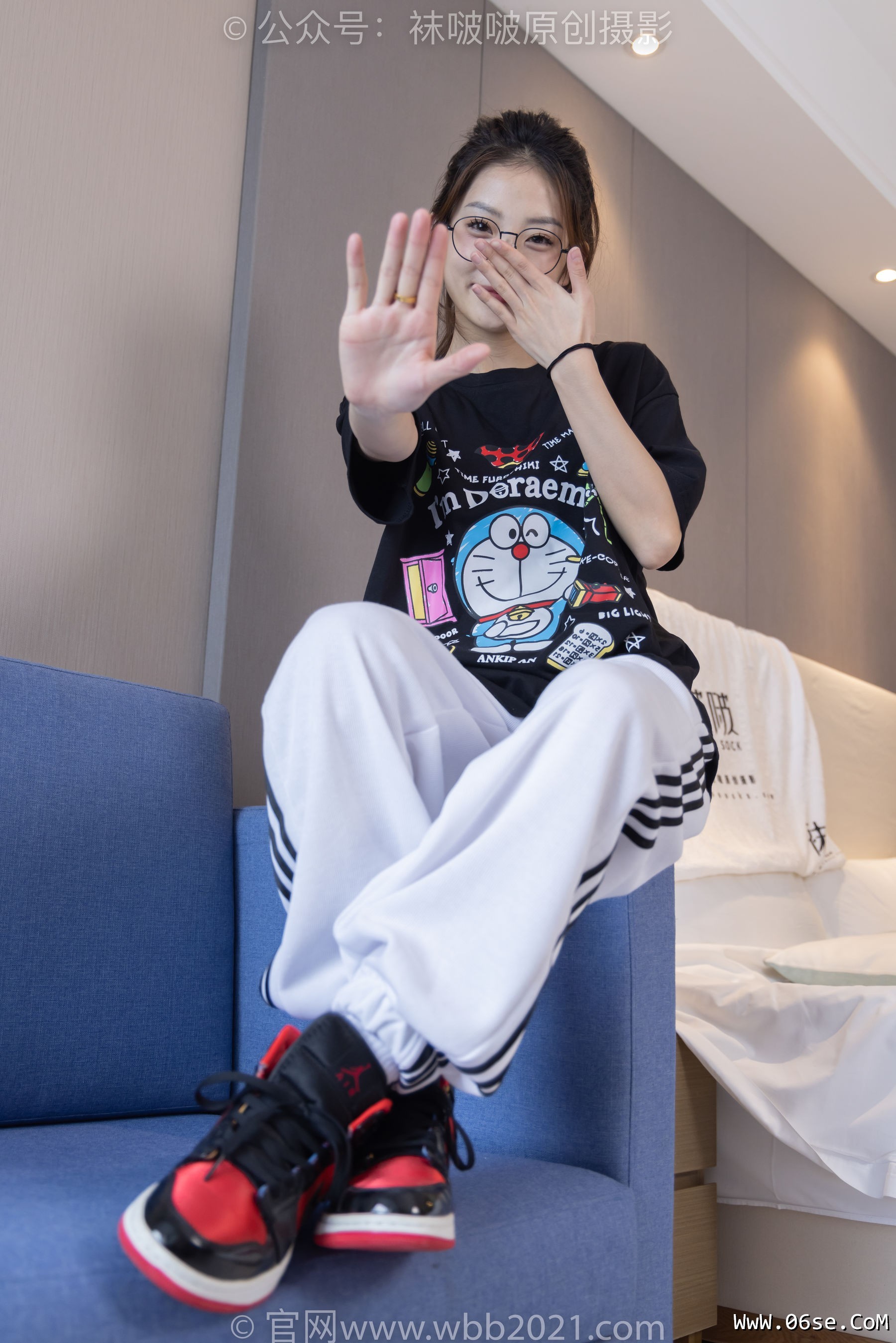 图片[83]-BoBoSocks袜啵啵 No.382 小沫 -板鞋、白棉袜[143P]-六色网