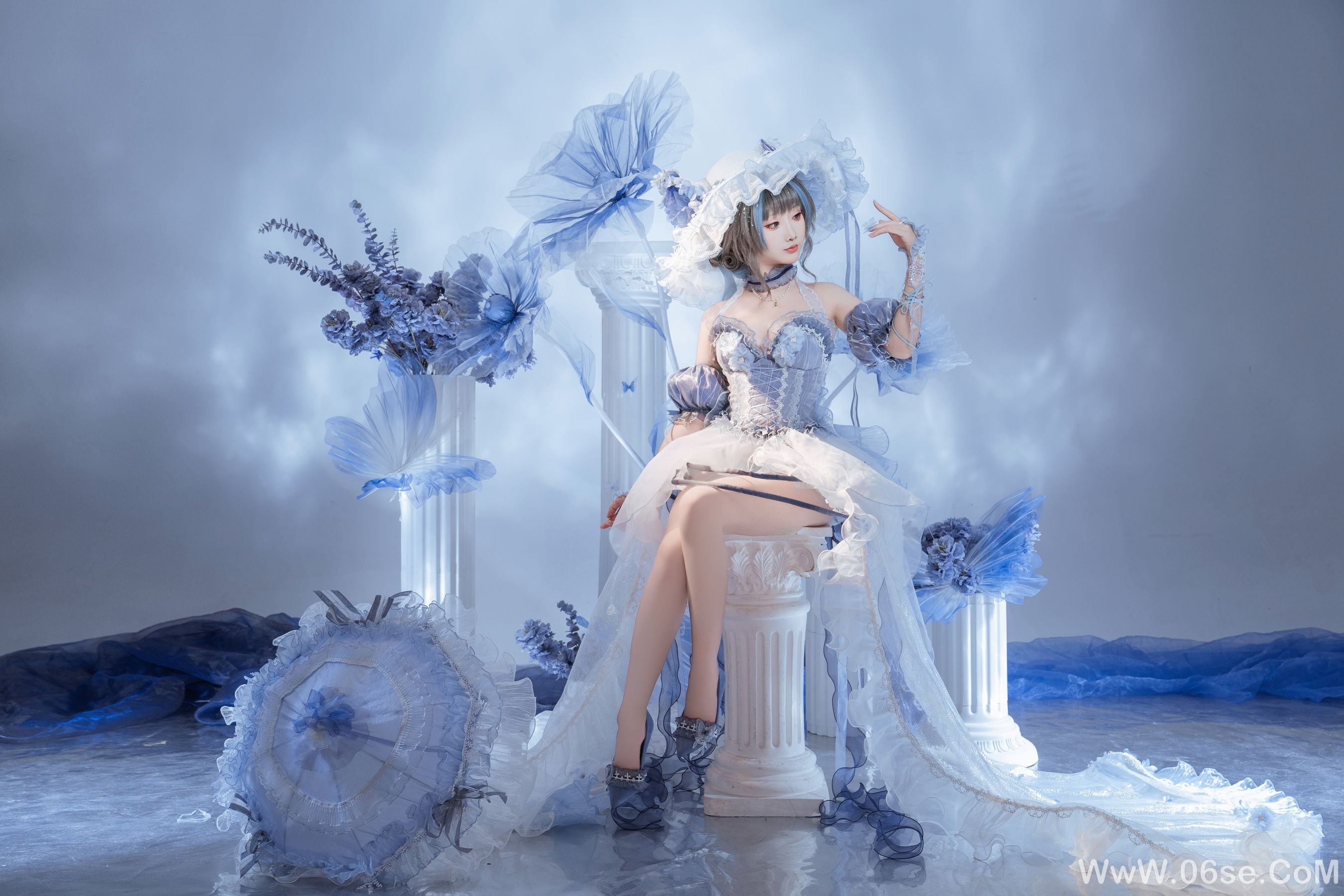图片[7]-可爱人气Coser 面饼仙儿 – 碧蓝航线 柴郡礼服[21P]-六色网