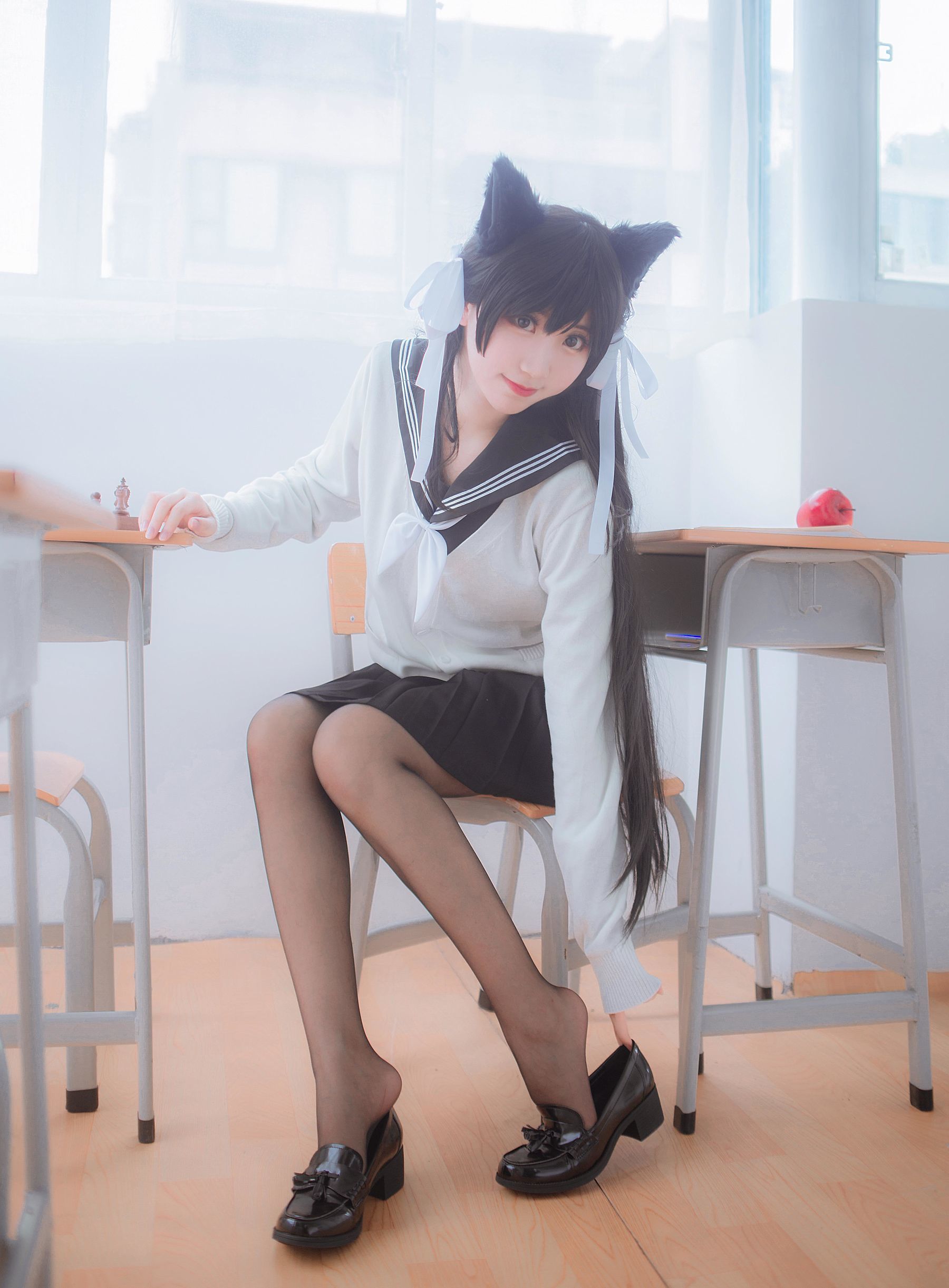图片[3]-人气Coser黑川 獒犬制服[30P]-六色网