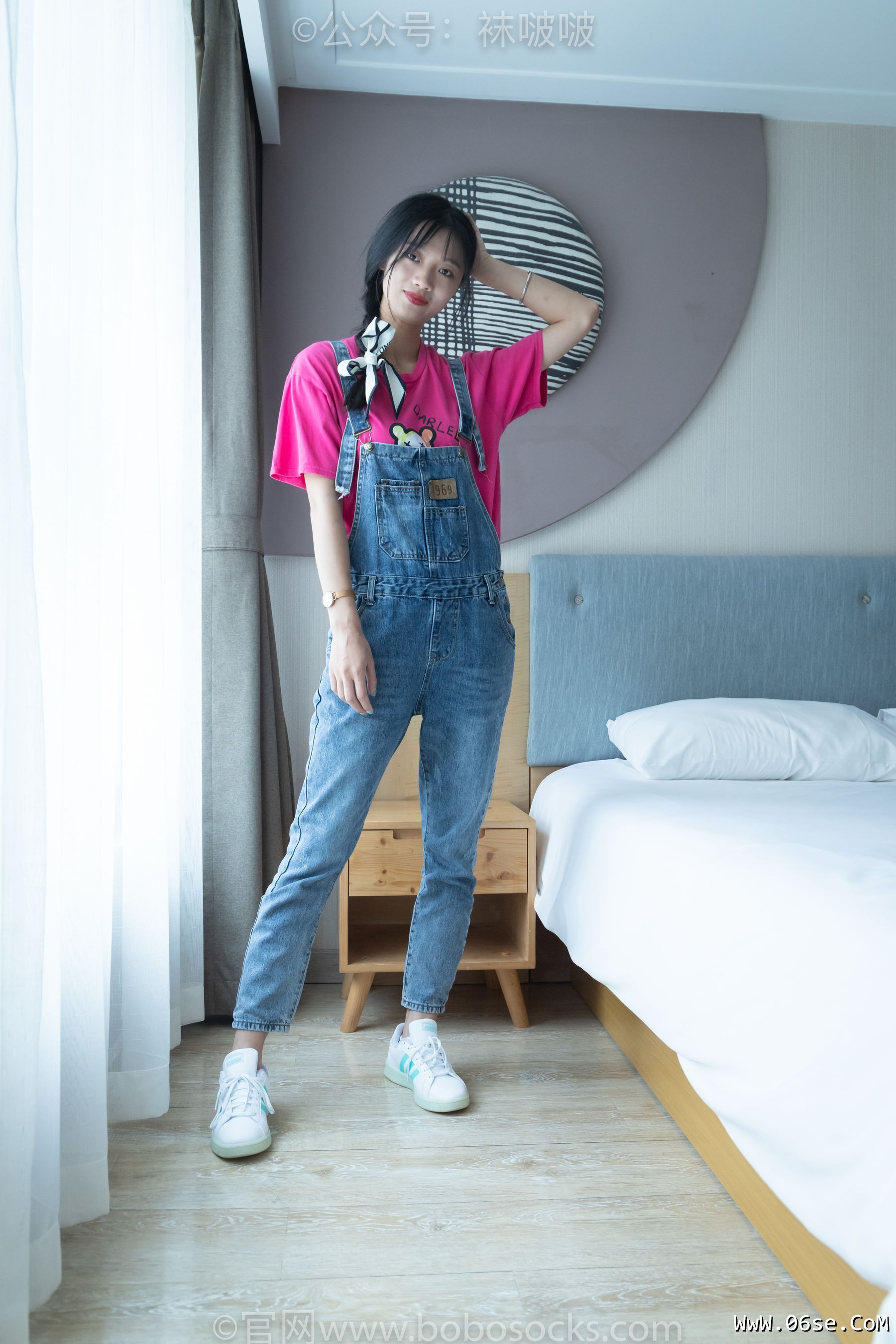BoBoSocks袜啵啵 No.024 涵涵-板鞋、白棉袜、裸足[134P]-六色网