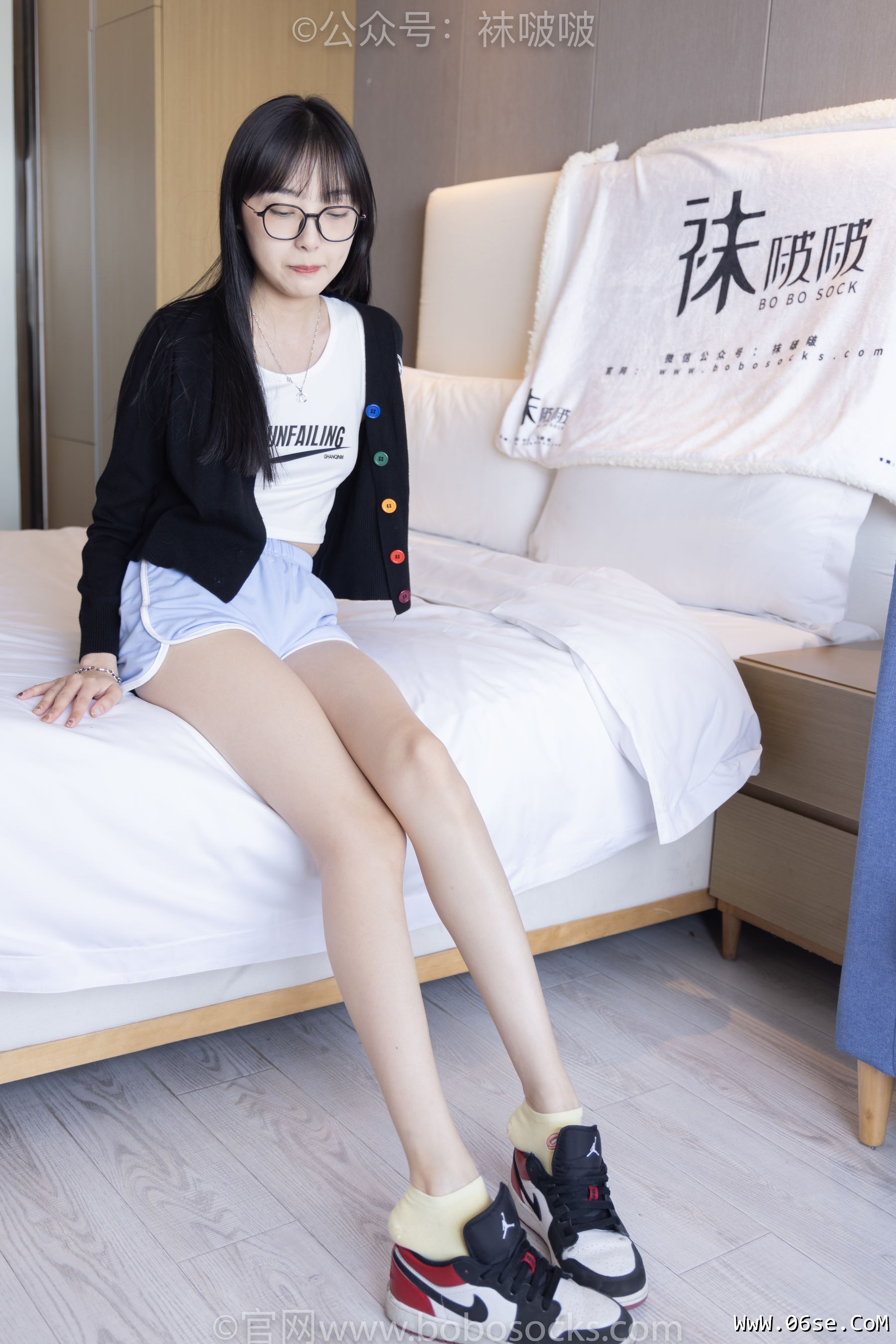 图片[93]-BoBoSocks袜啵啵 No.081 稚予- AJ、浅黄色短棉袜、浅蓝色短棉袜、裸足[145P]-六色网