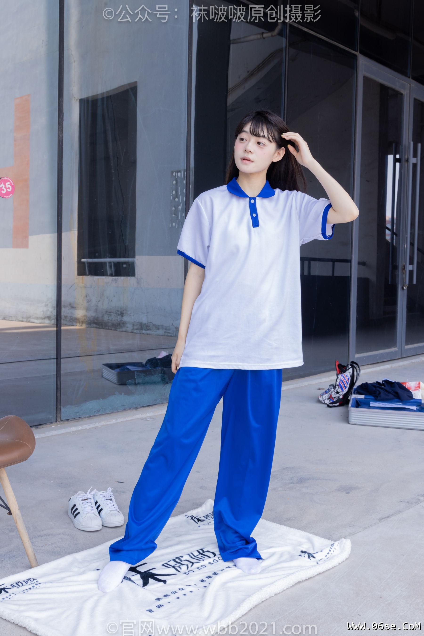 图片[139]-BoBoSocks袜啵啵 No.393 糯米 -板鞋、白棉袜、裸足、校服[150P]-六色网