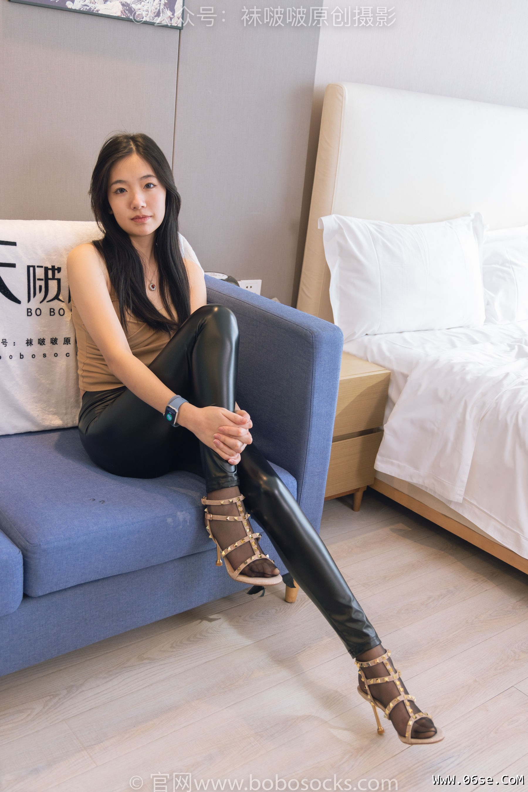 图片[48]-BoBoSocks袜啵啵 No.191 小甜豆-高跟鞋、黑丝、皮裤裤里丝[140P]-六色网