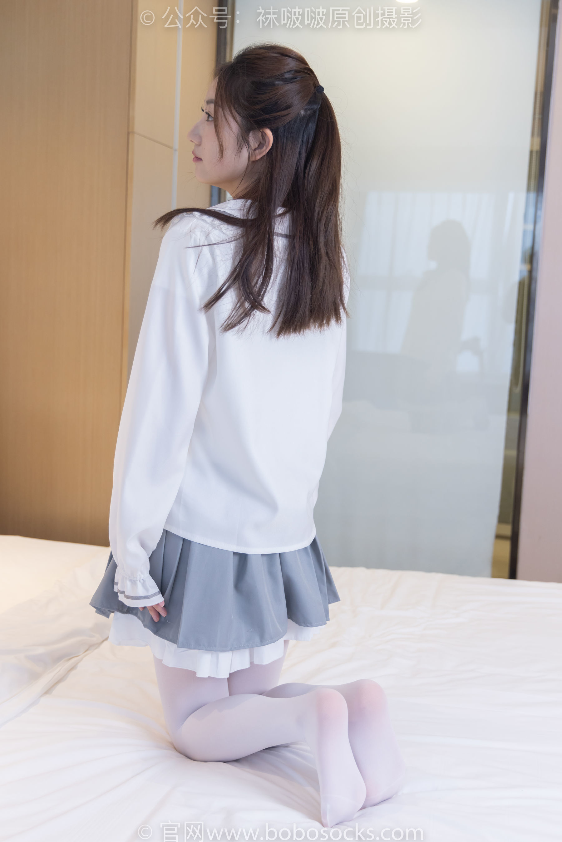 图片[10]-BoBoSocks袜啵啵 No.211 小沫 -高跟鞋、厚白丝[142P]-六色网